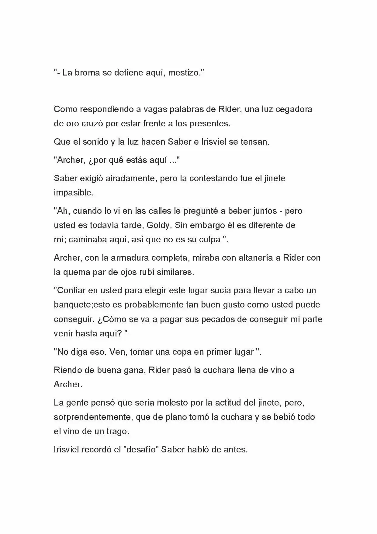 Fate Zero Novela capítulo 41, página 9