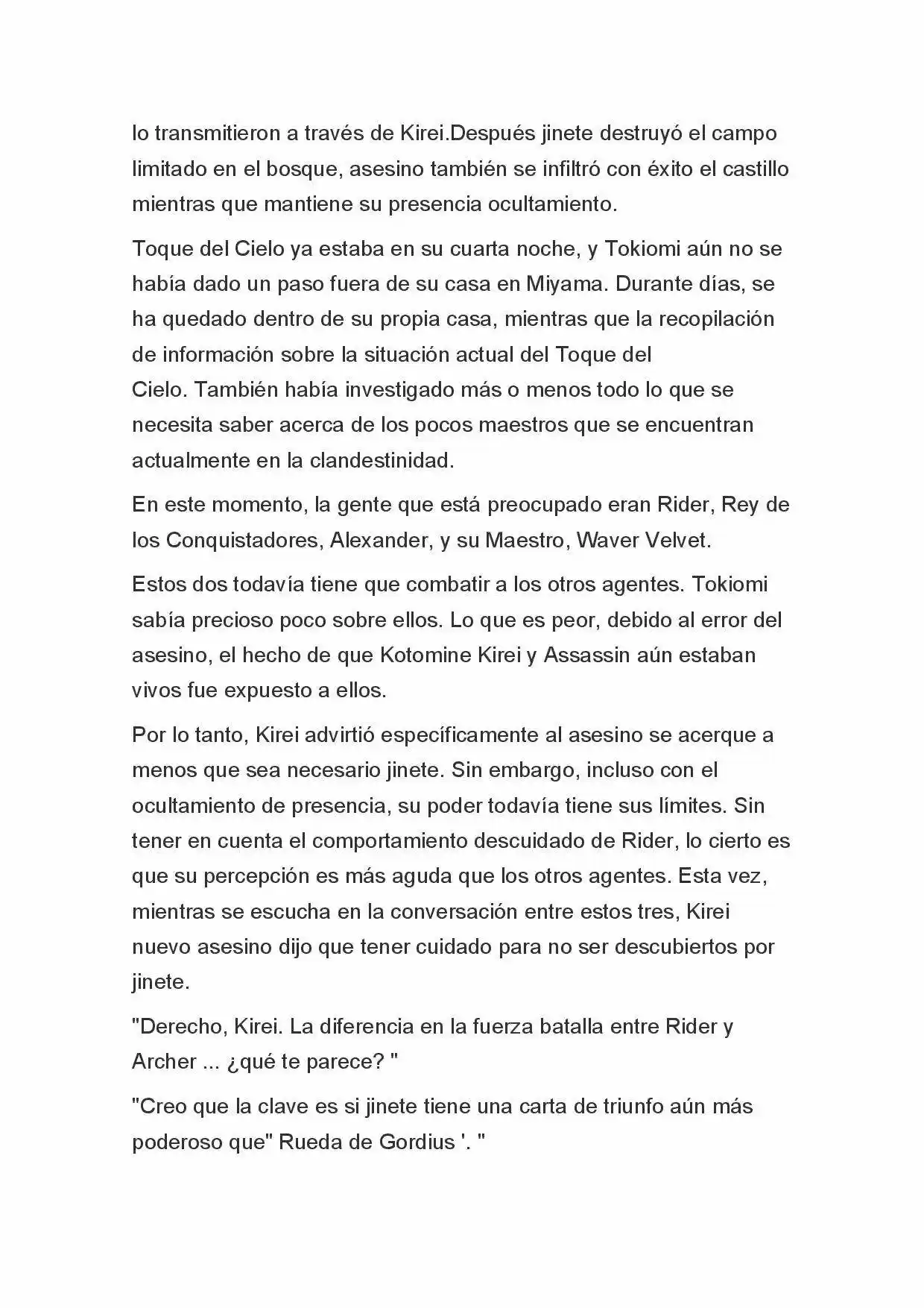 Fate Zero Novela capítulo 41, página 19
