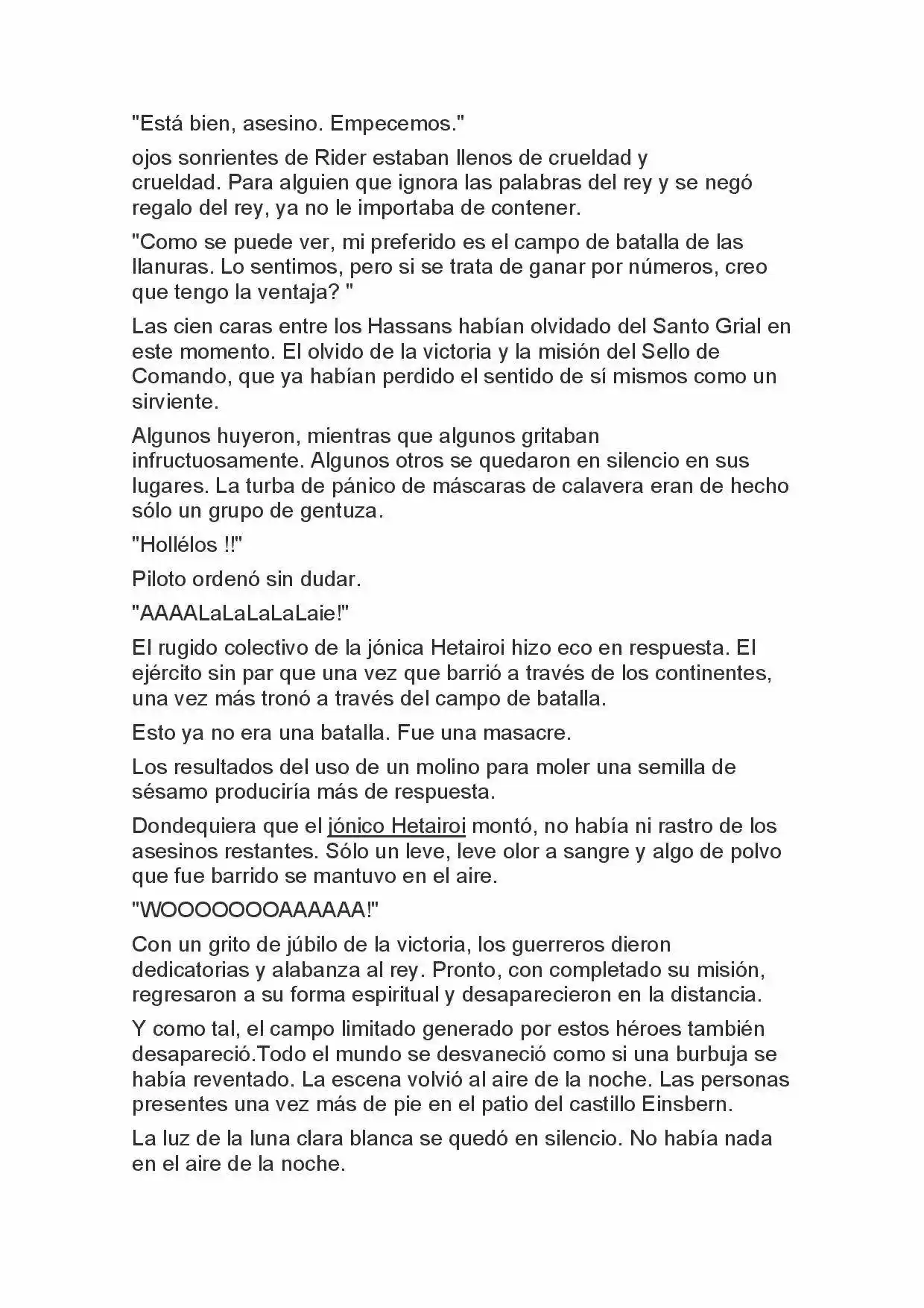 Fate Zero Novela capítulo 42, página 16