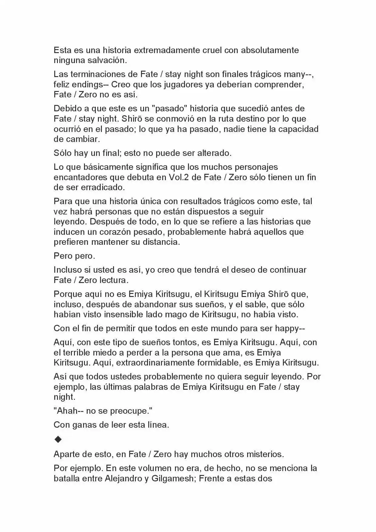 Fate Zero Novela capítulo 43, página 2