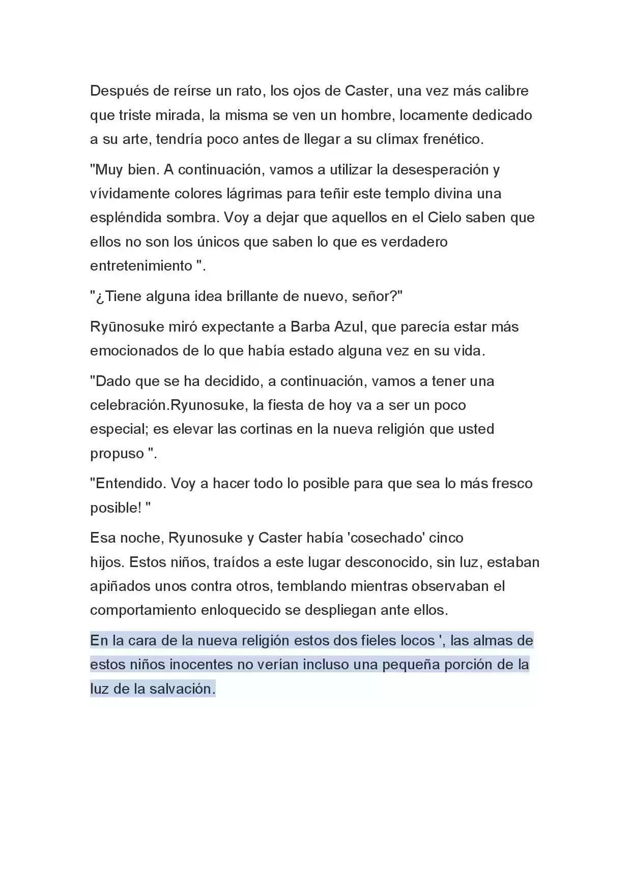 Fate Zero Novela capítulo 44, página 8