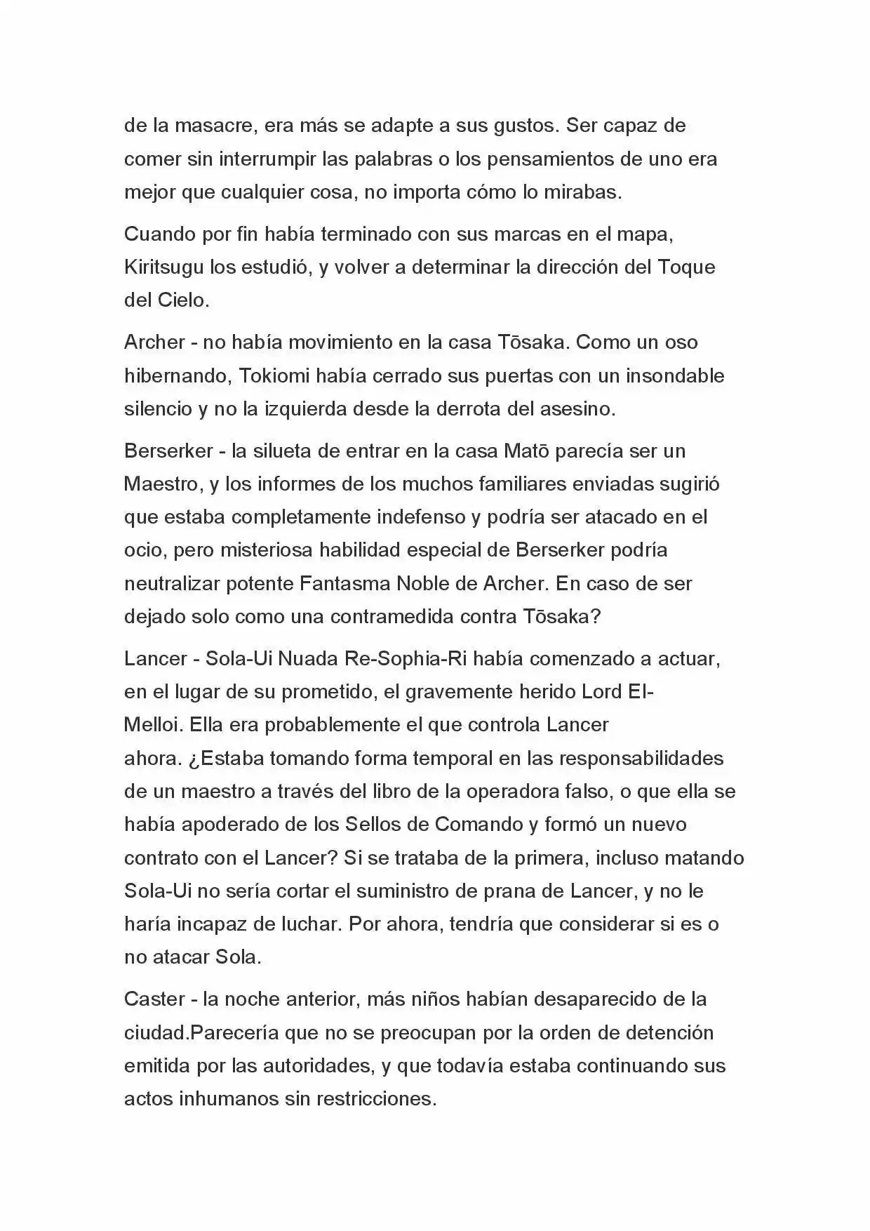 Fate Zero Novela capítulo 45, página 2
