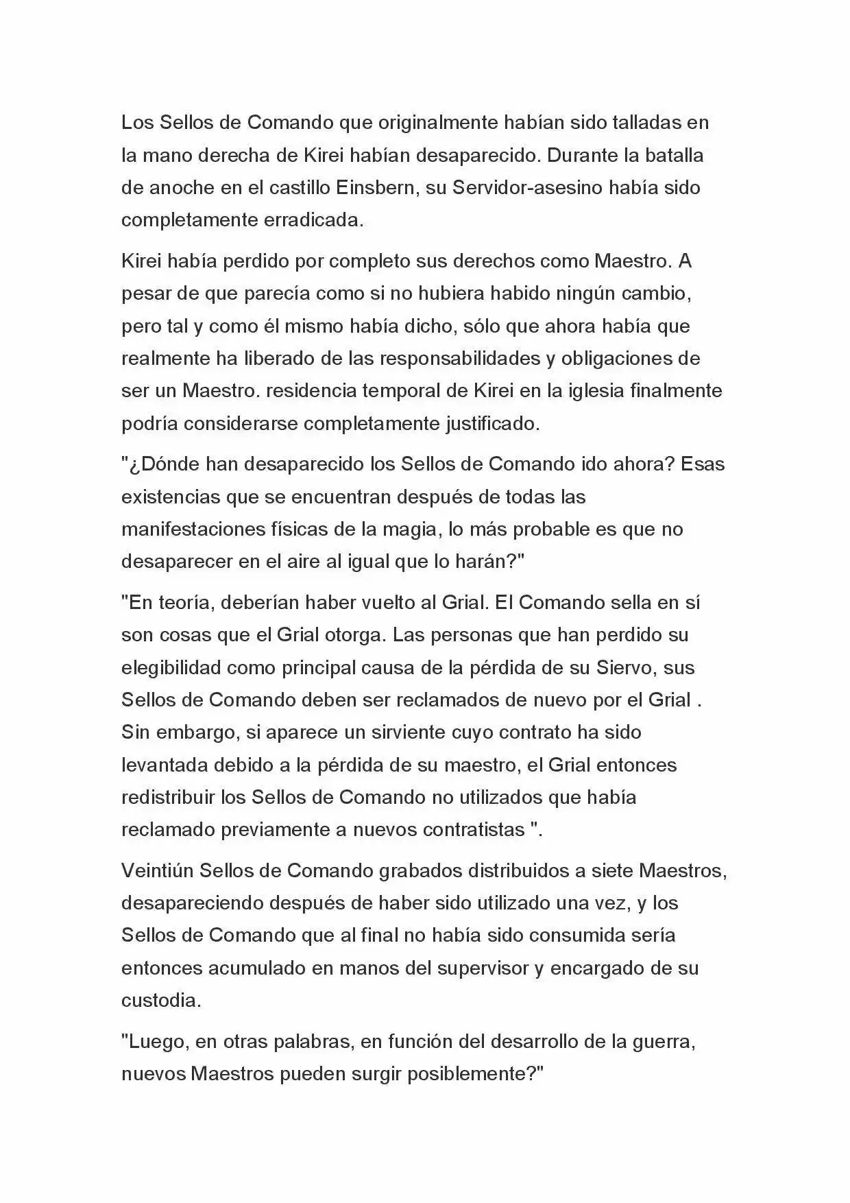 Fate Zero Novela capítulo 46, página 3