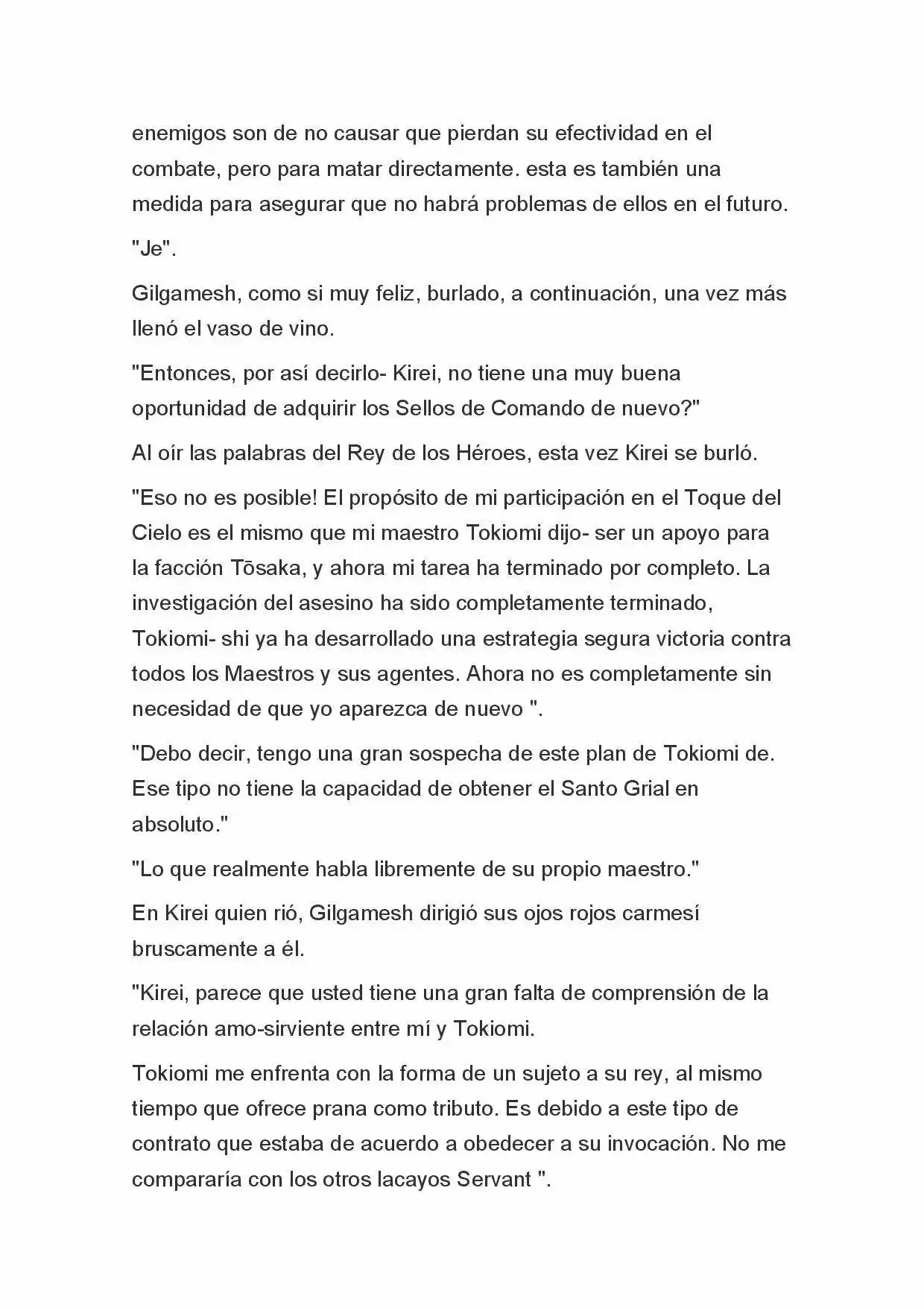 Fate Zero Novela capítulo 46, página 5