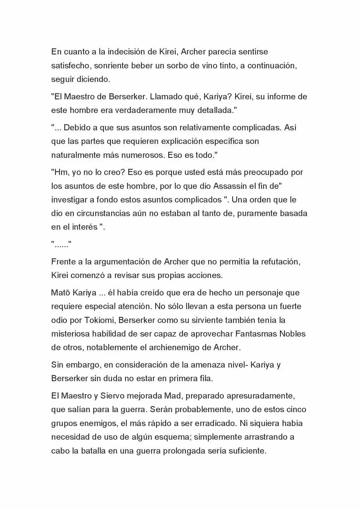 Fate Zero Novela capítulo 46, página 11