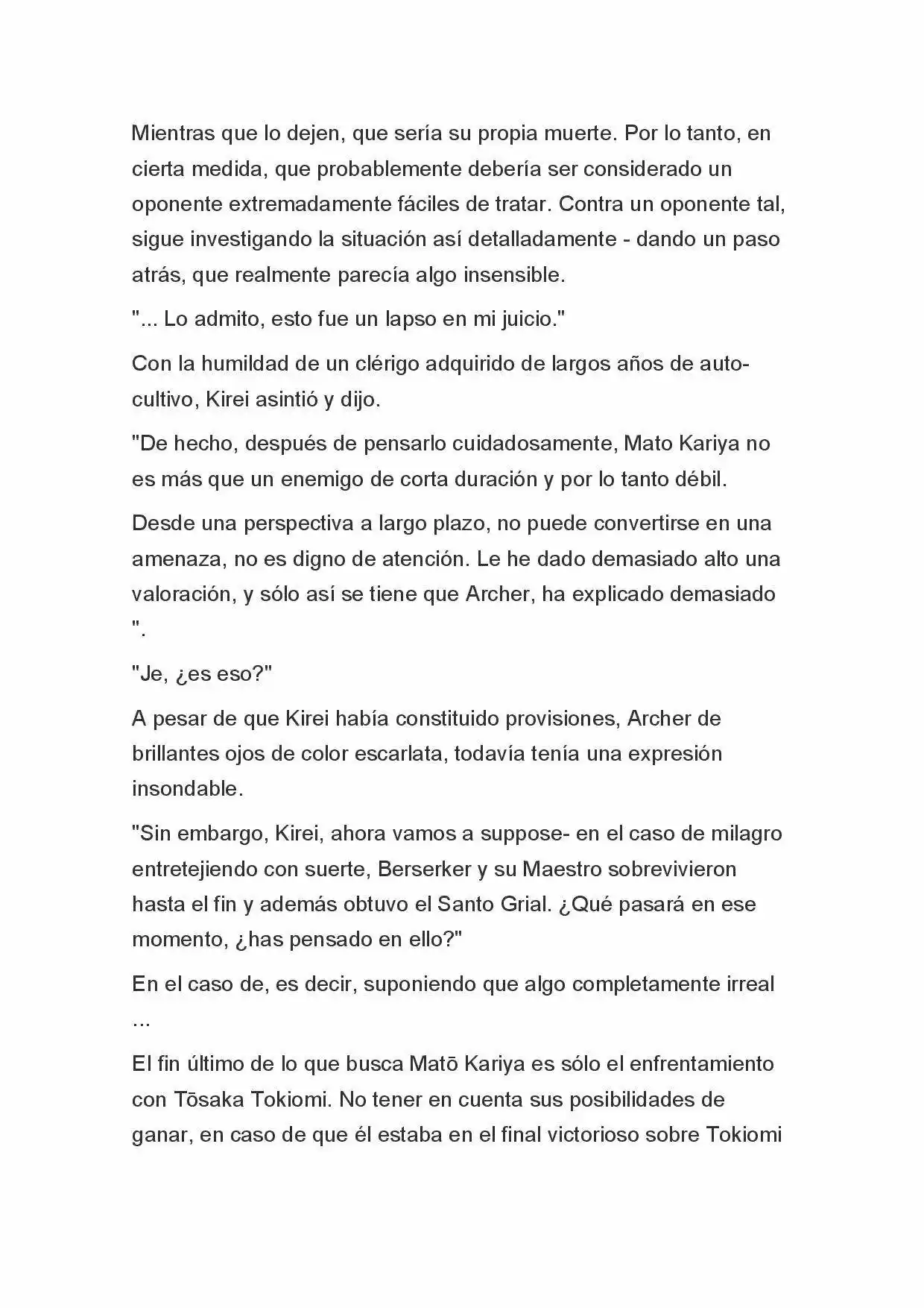 Fate Zero Novela capítulo 46, página 12