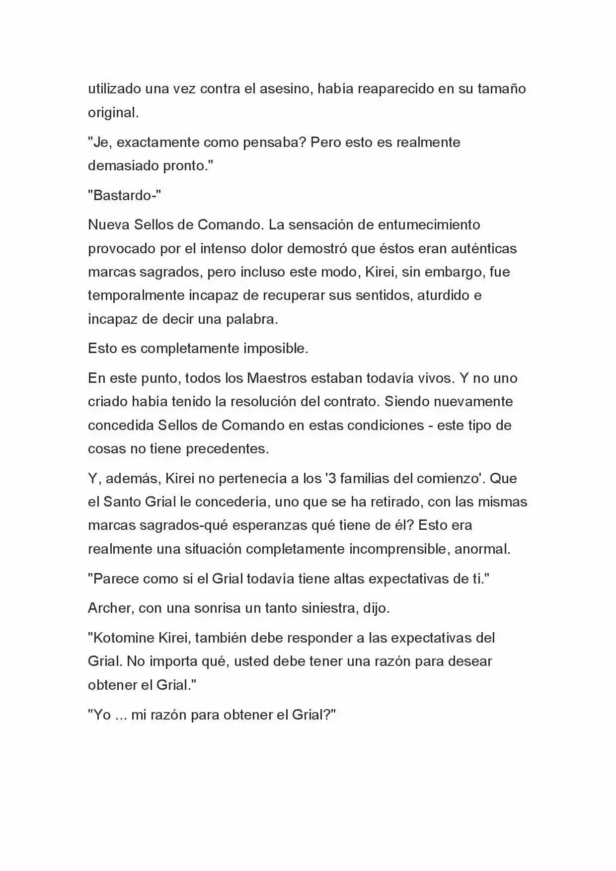 Fate Zero Novela capítulo 46, página 16