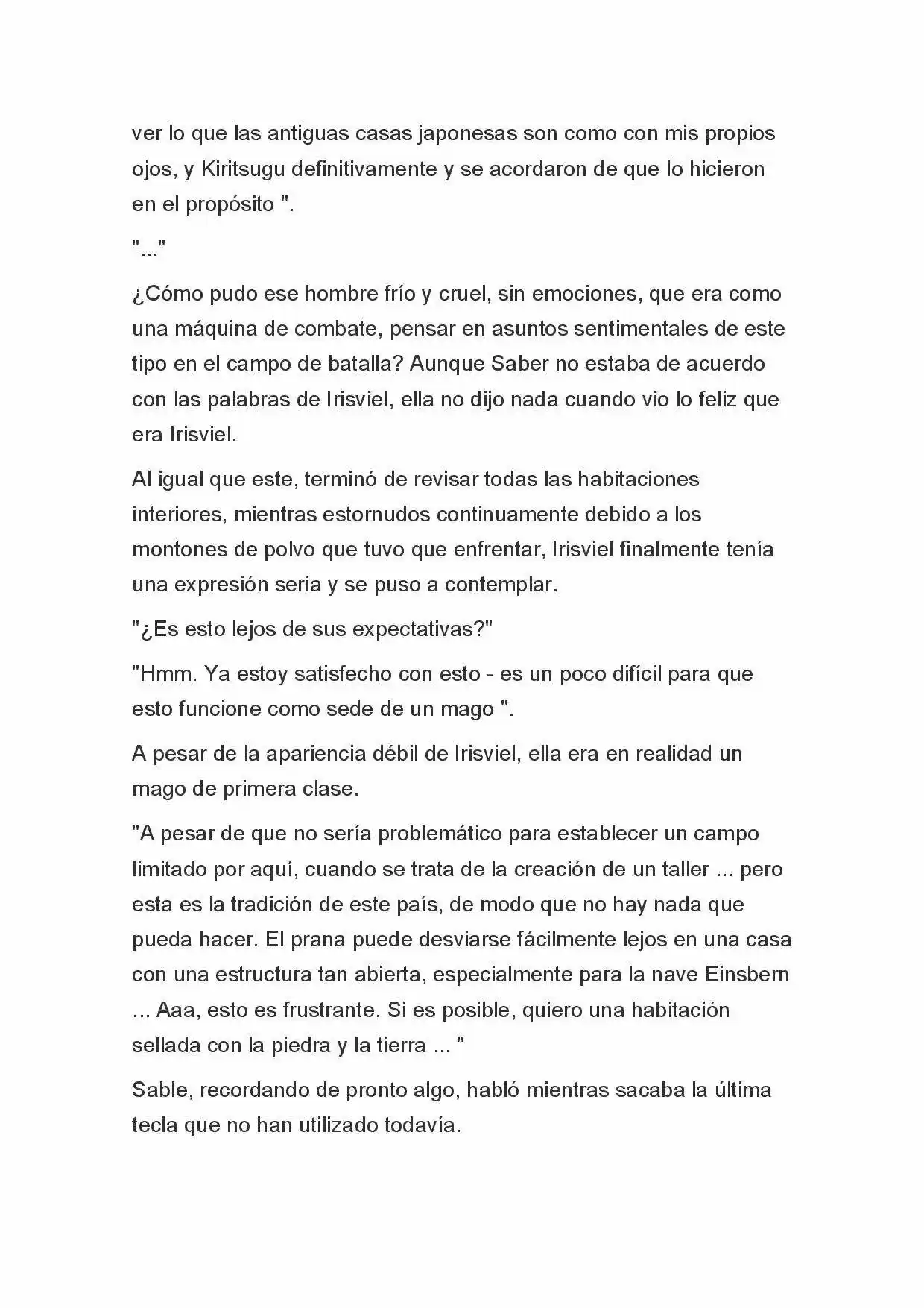 Fate Zero Novela capítulo 47, página 8