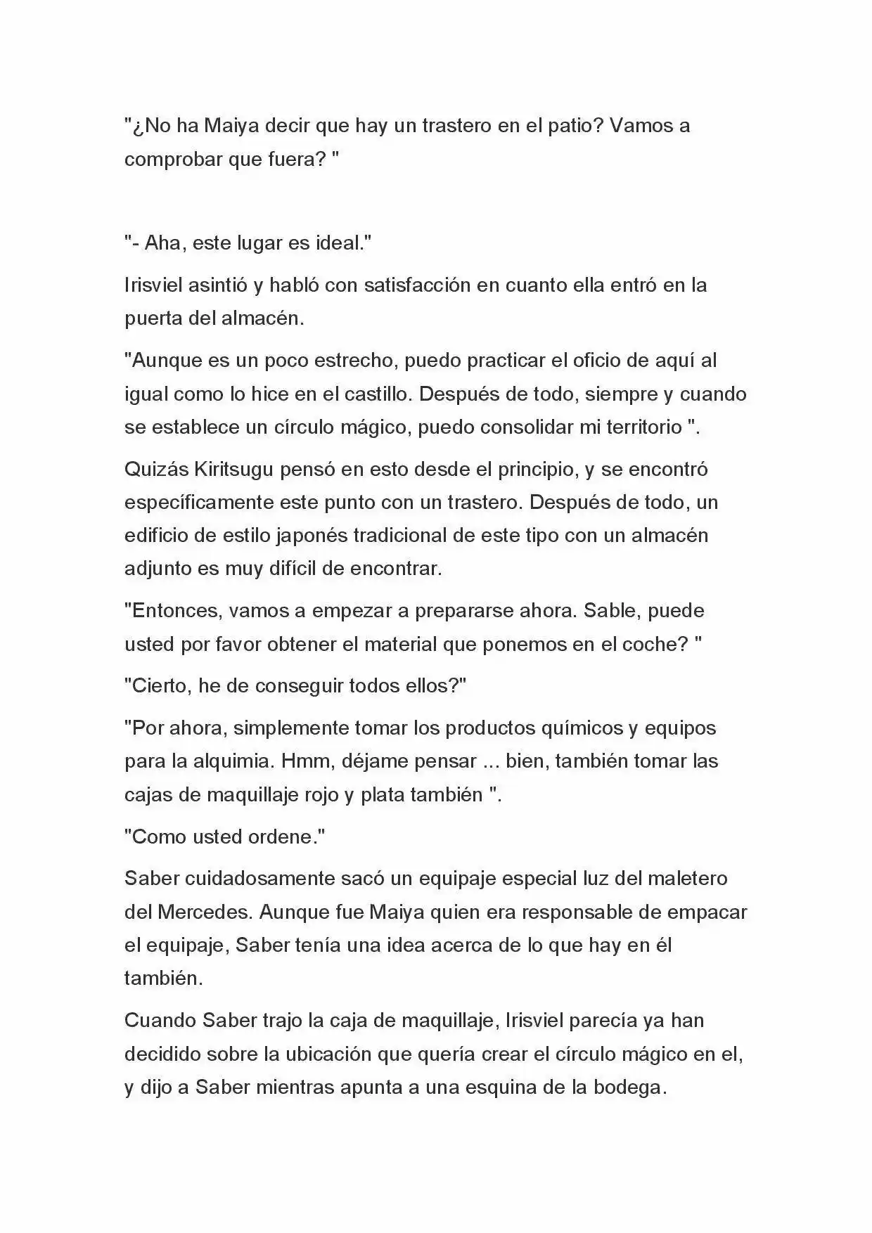 Fate Zero Novela capítulo 47, página 9