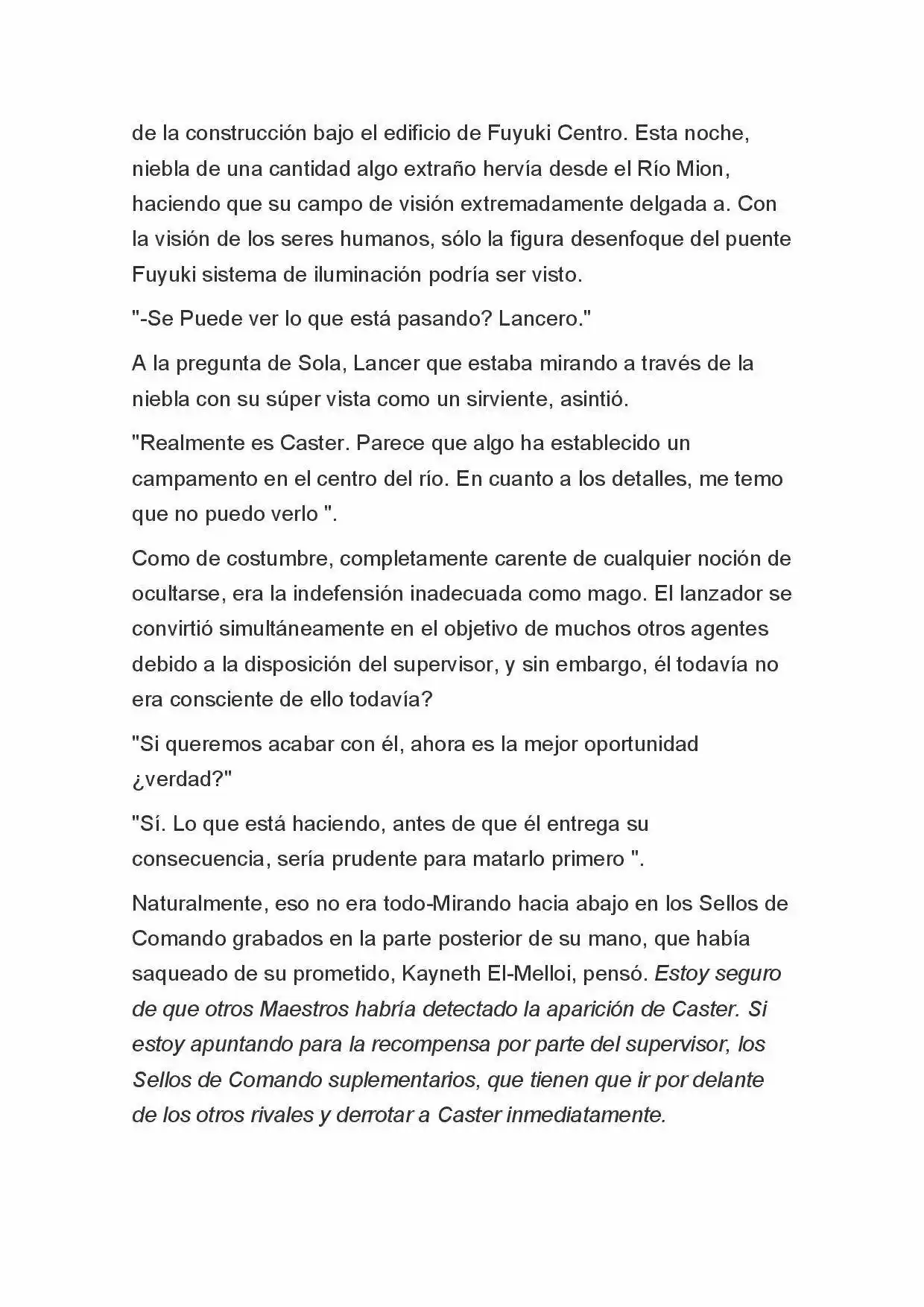 Fate Zero Novela capítulo 49, página 2