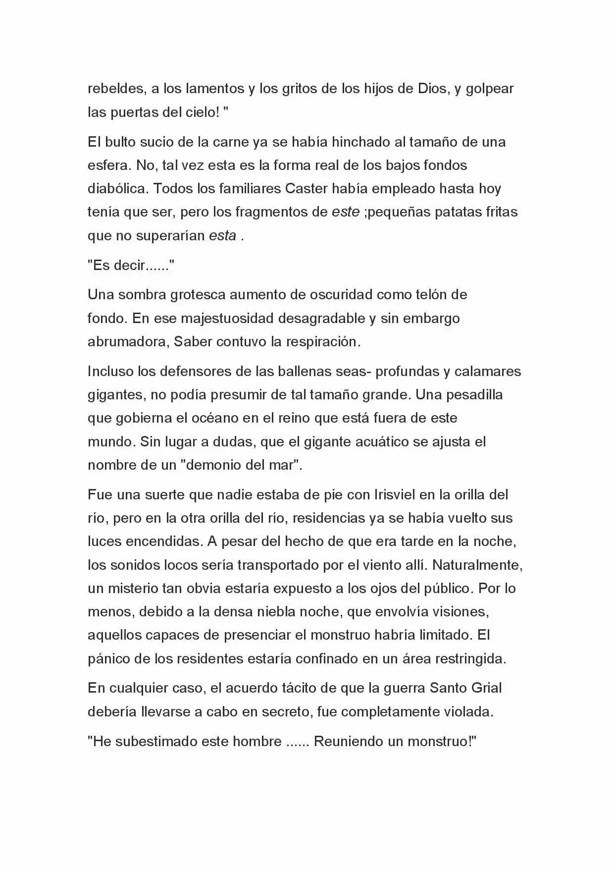 Fate Zero Novela capítulo 49, página 8