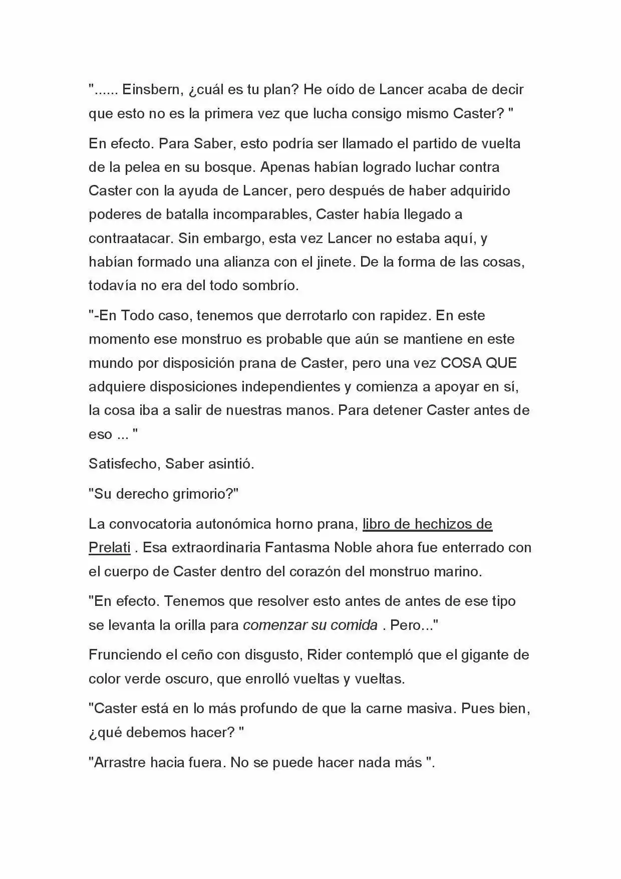 Fate Zero Novela capítulo 49, página 12