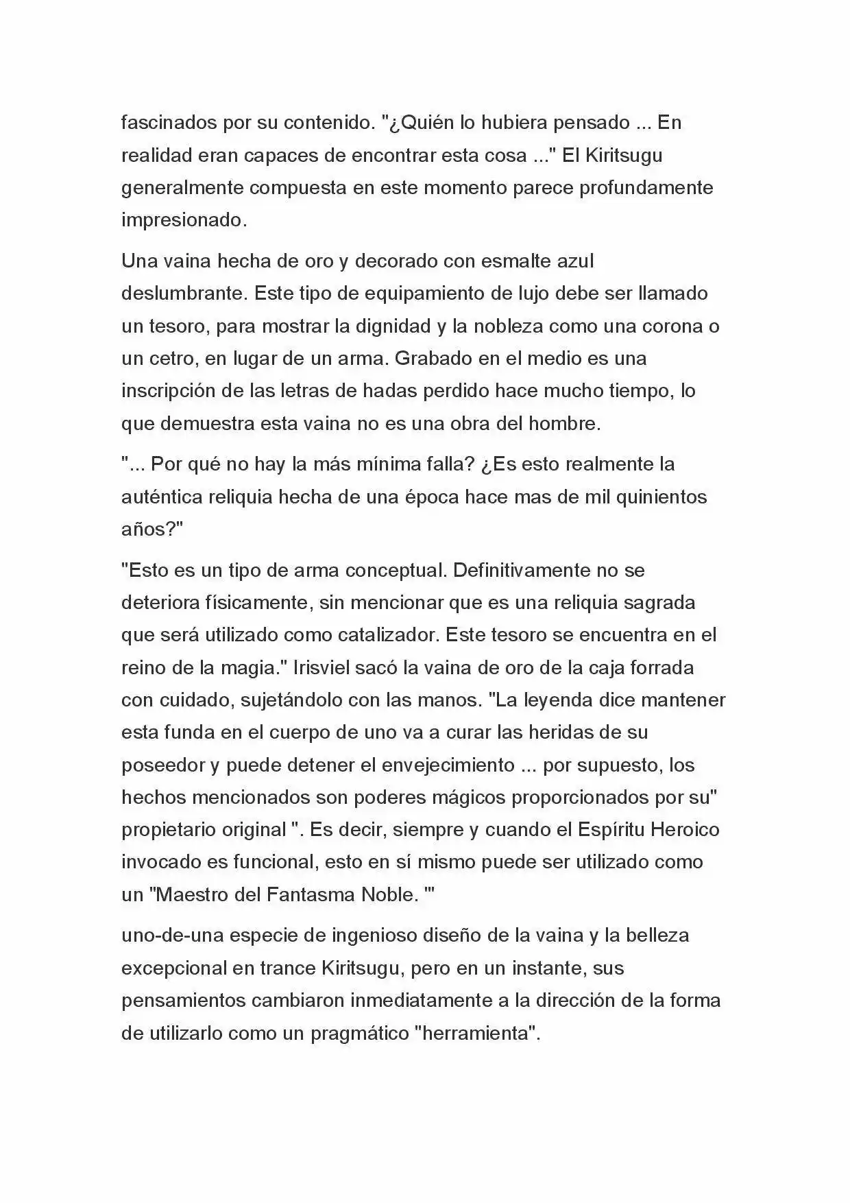 Fate Zero Novela capítulo 5, página 5