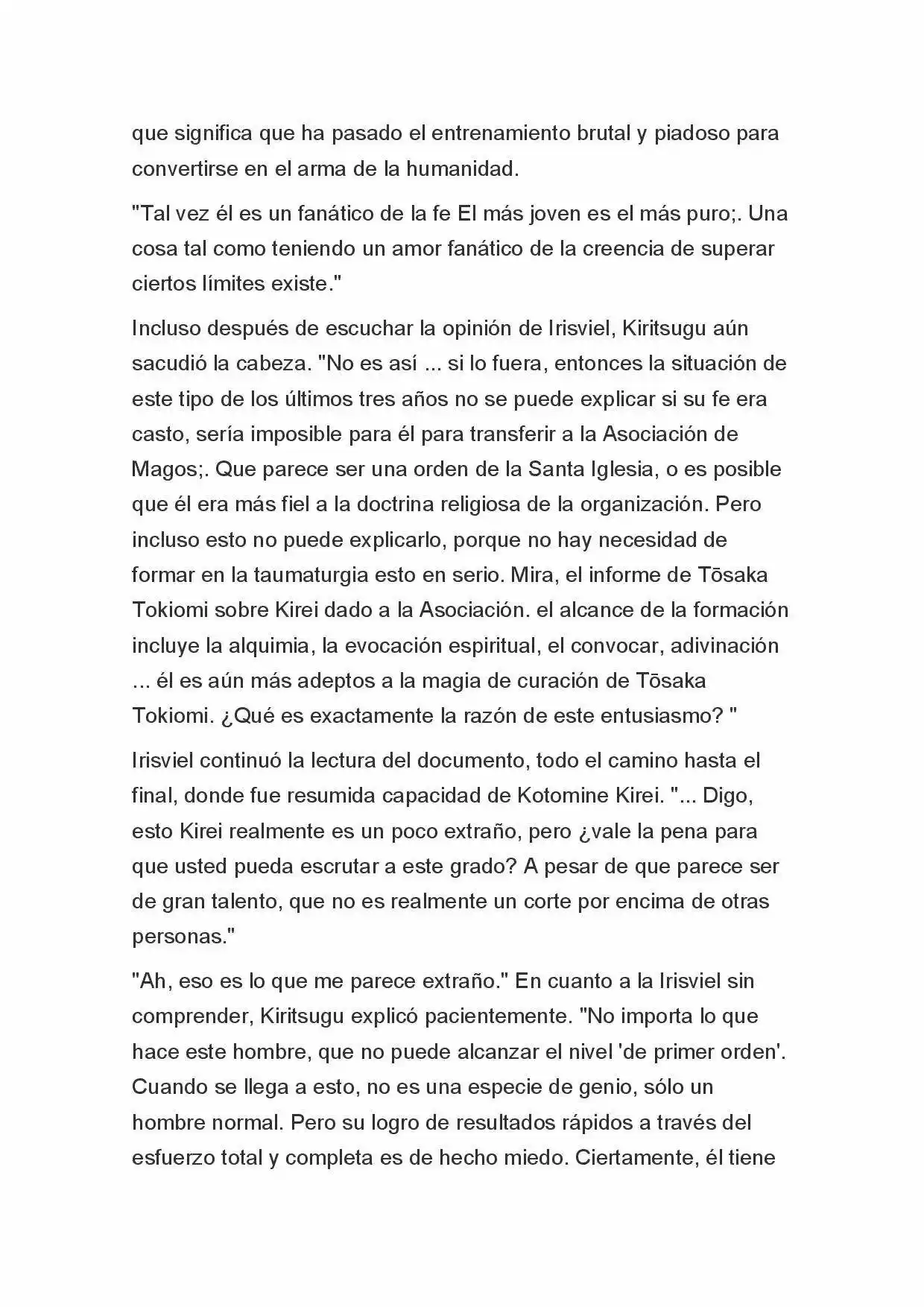 Fate Zero Novela capítulo 5, página 11