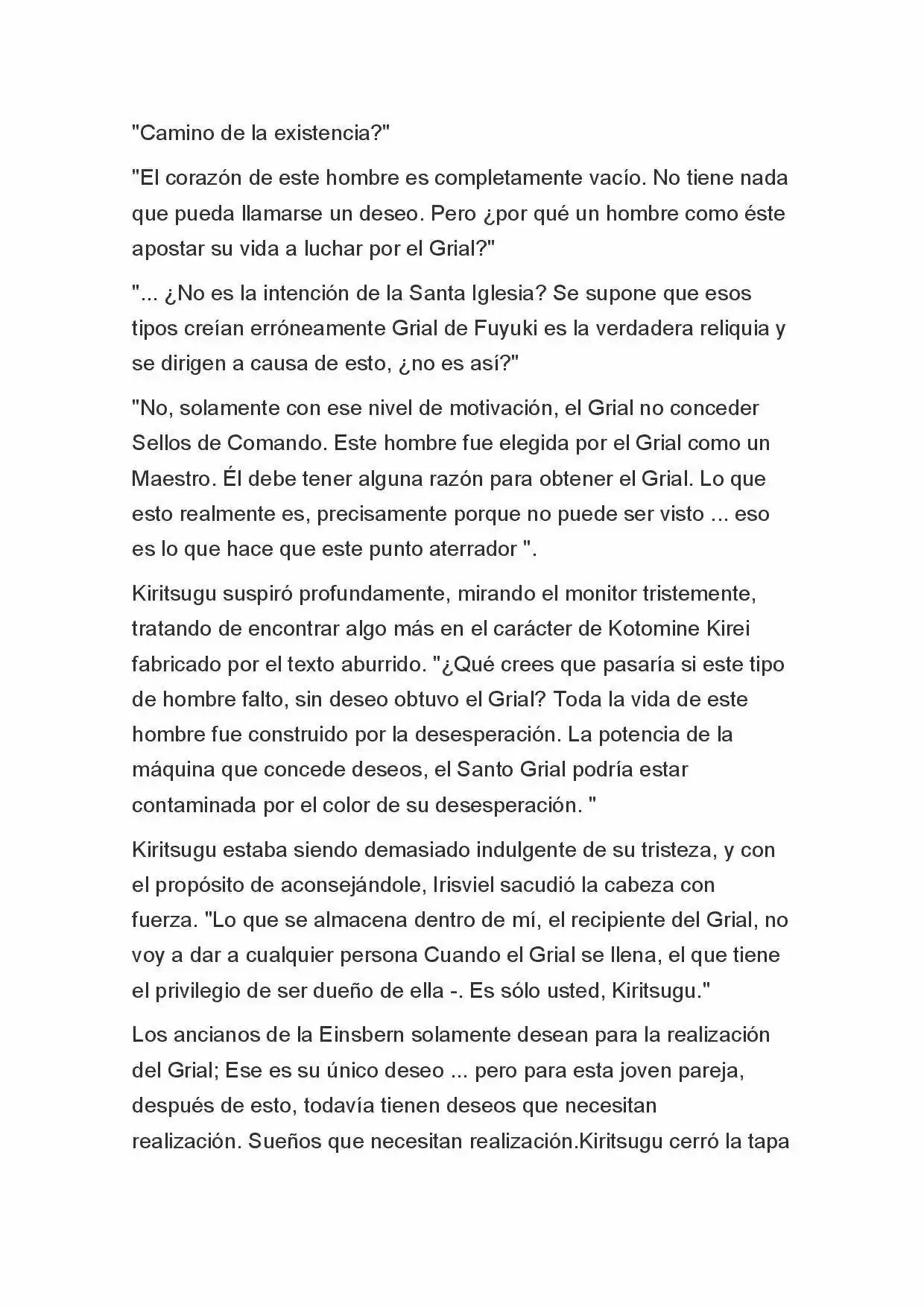 Fate Zero Novela capítulo 5, página 13