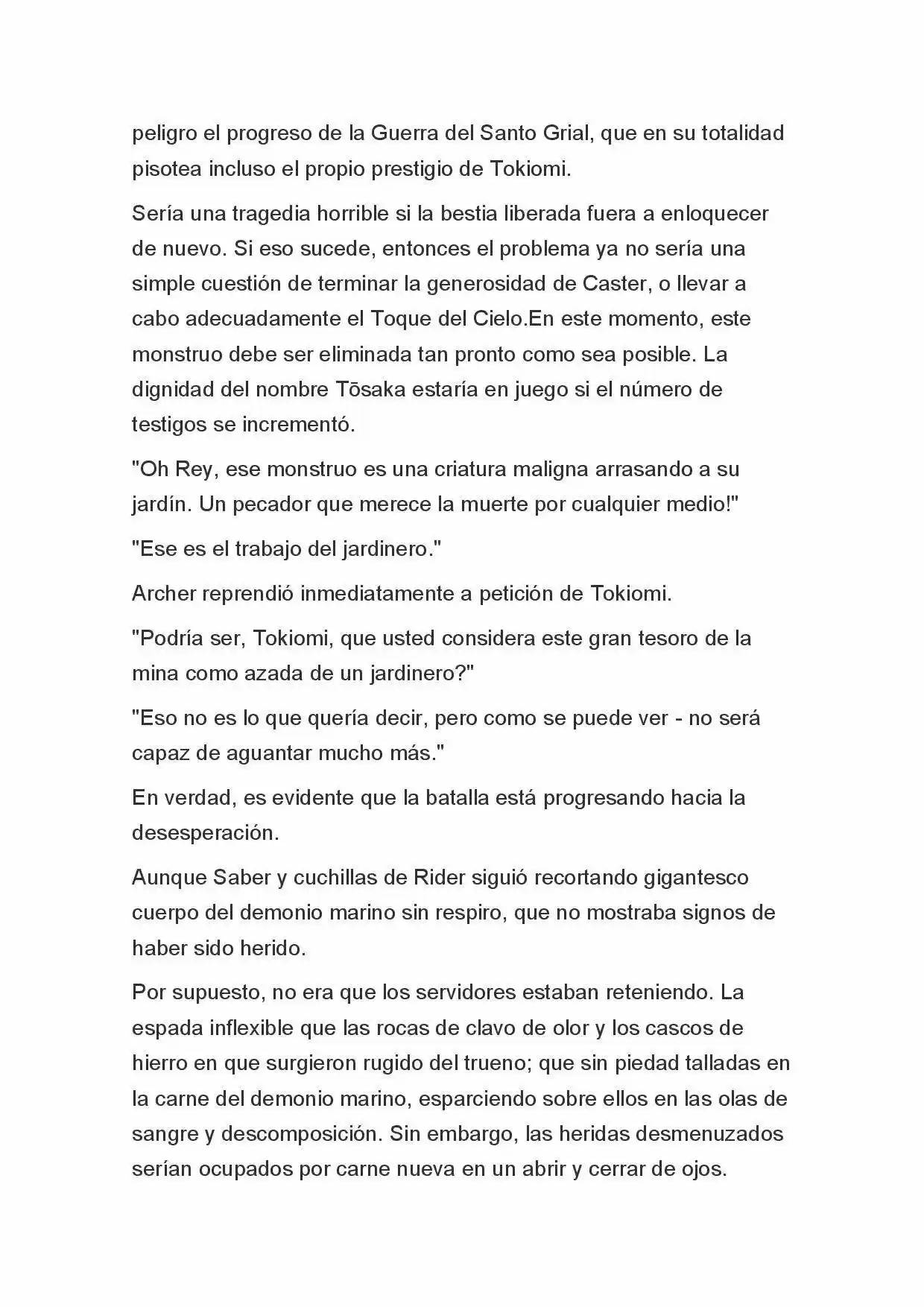 Fate Zero Novela capítulo 50, página 2