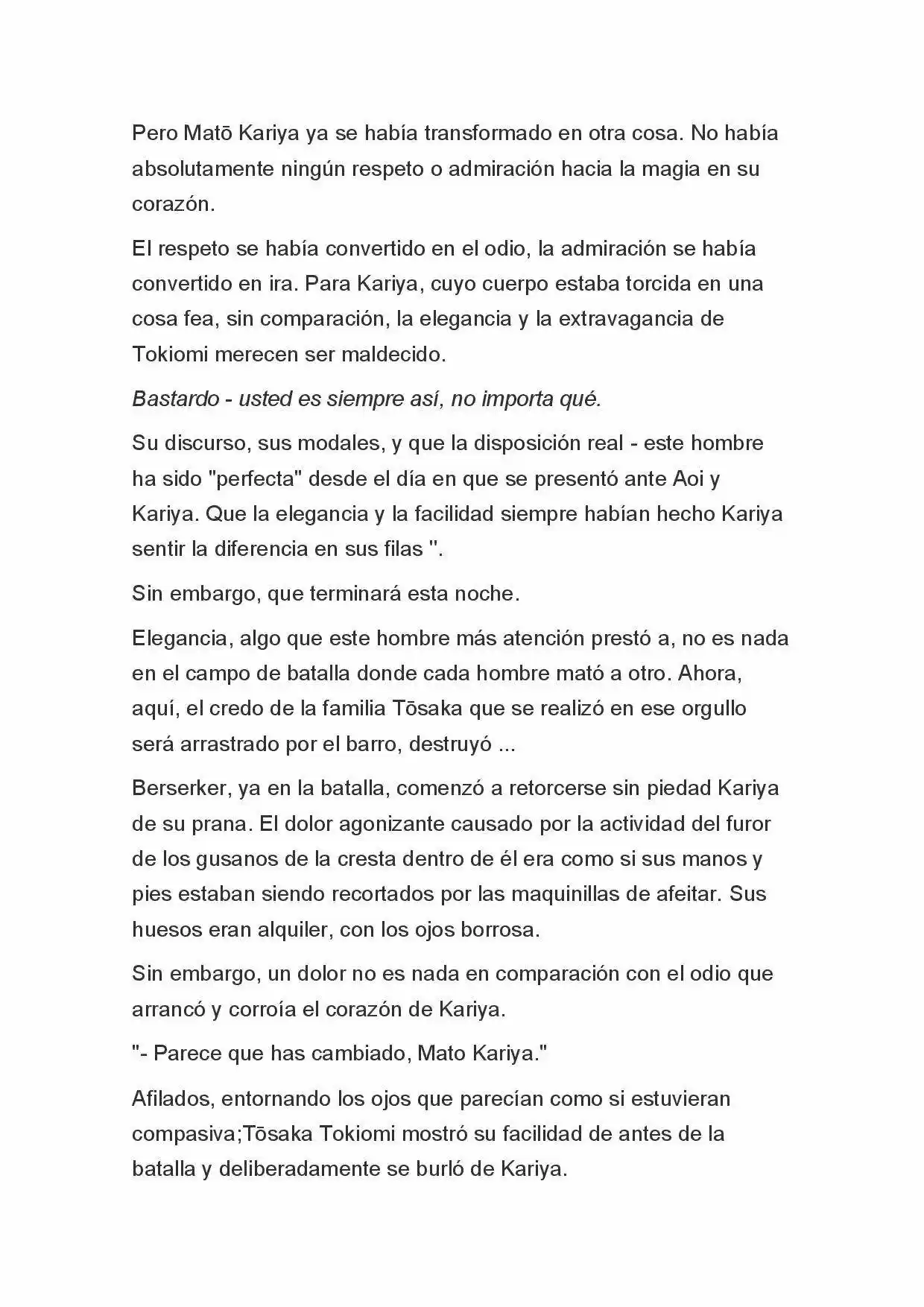 Fate Zero Novela capítulo 50, página 15