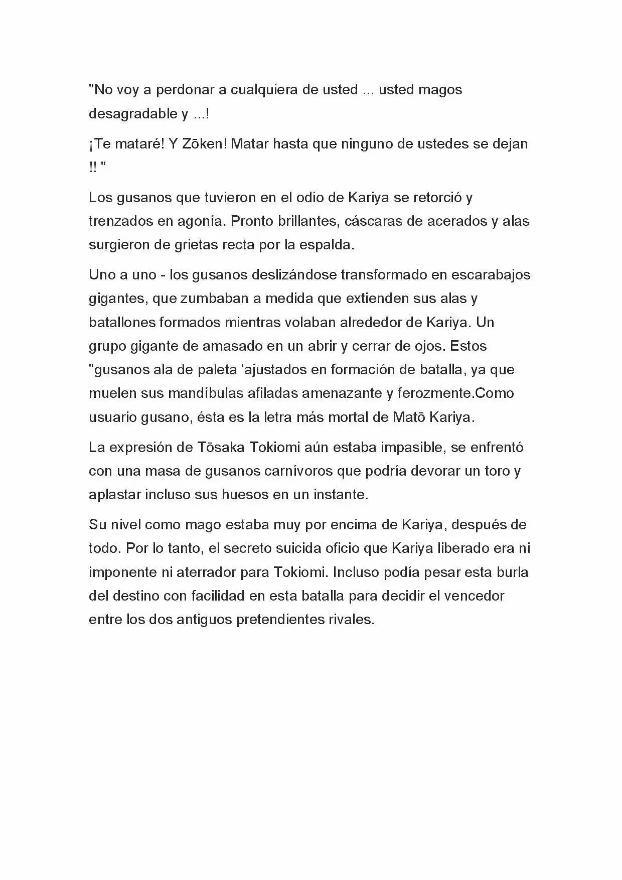 Fate Zero Novela capítulo 50, página 19