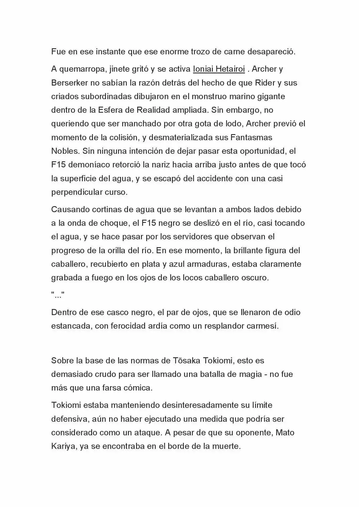 Fate Zero Novela capítulo 52, página 2