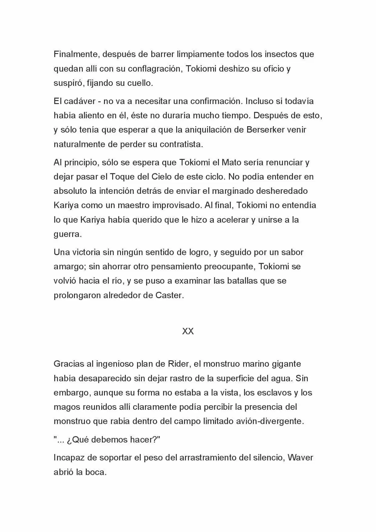 Fate Zero Novela capítulo 52, página 5
