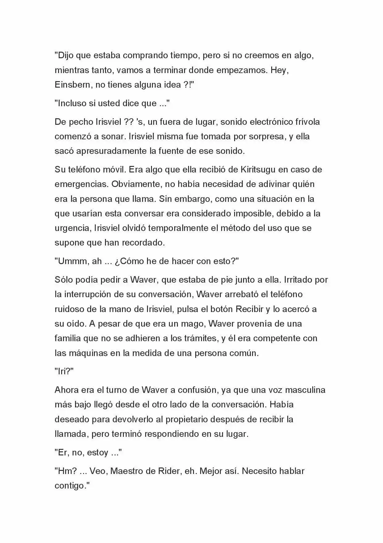 Fate Zero Novela capítulo 52, página 6
