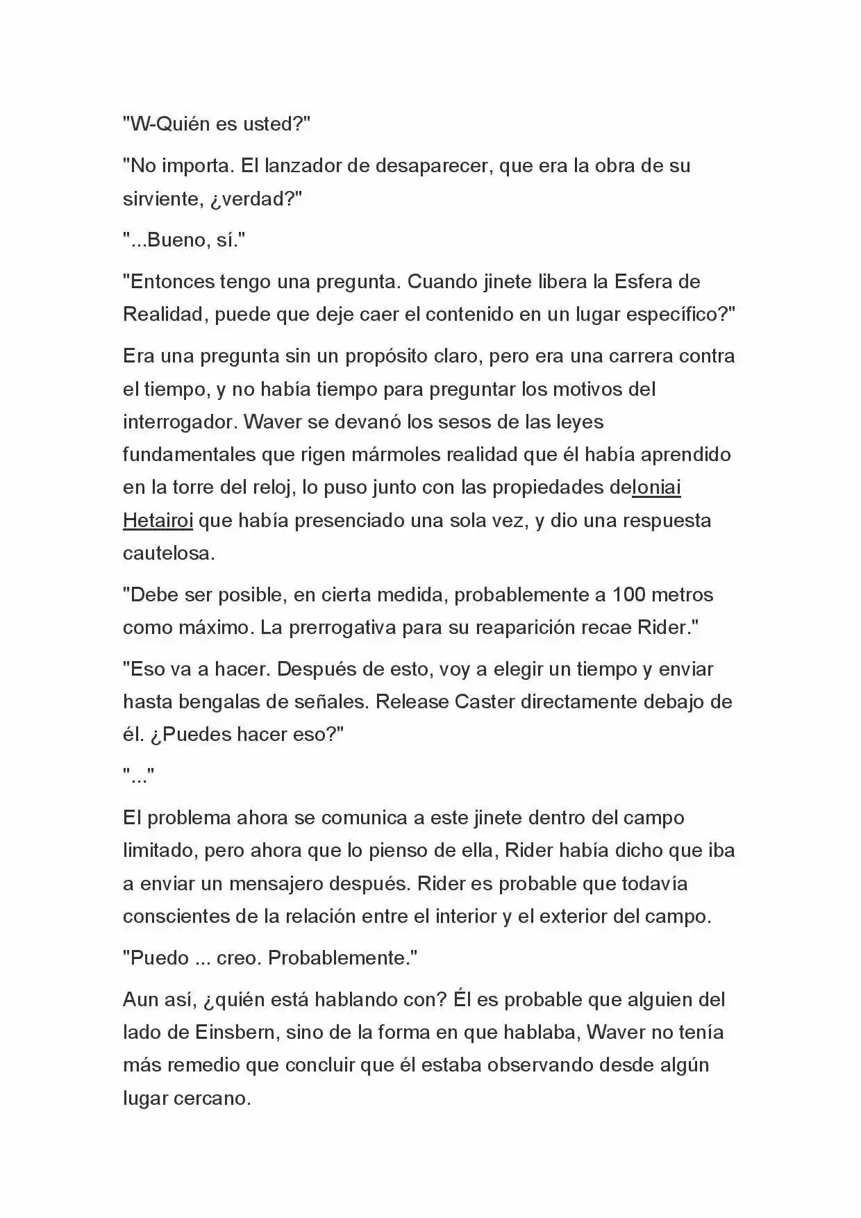 Fate Zero Novela capítulo 52, página 7