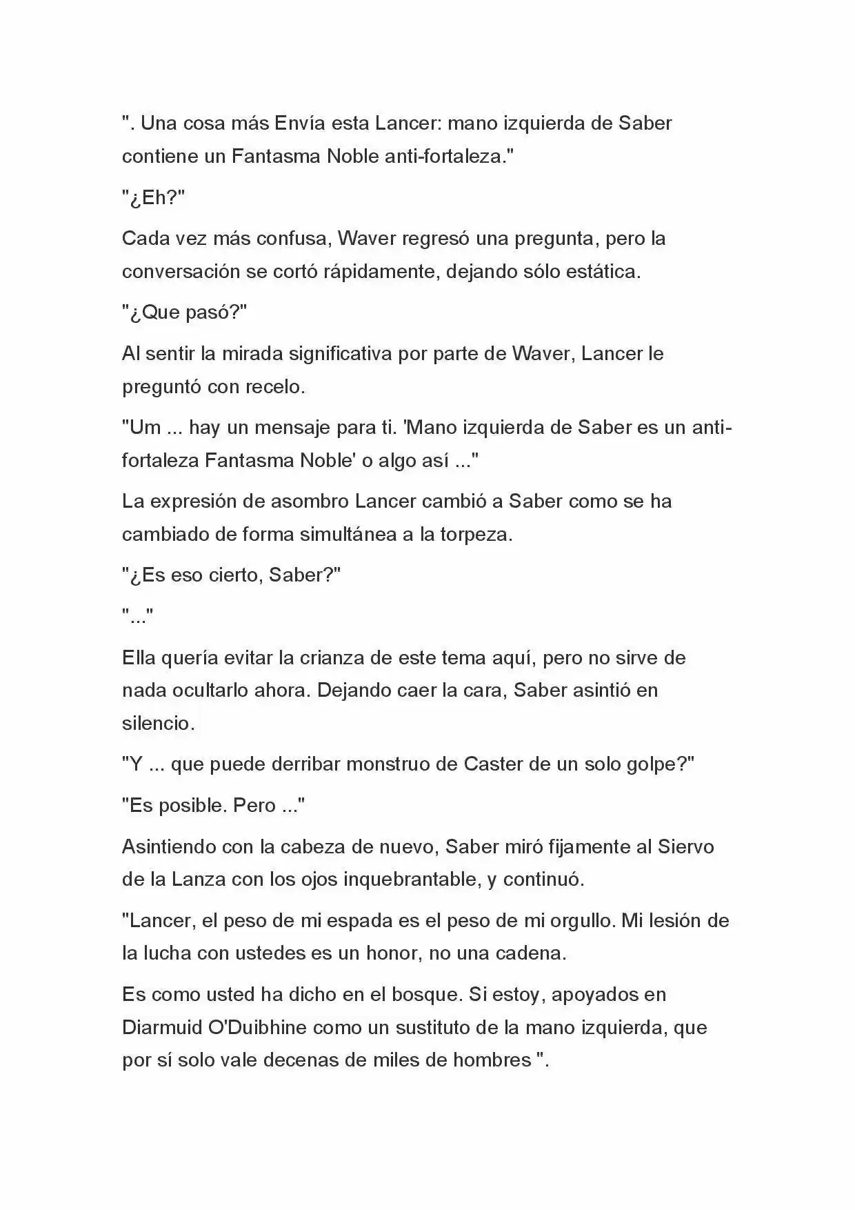 Fate Zero Novela capítulo 52, página 8