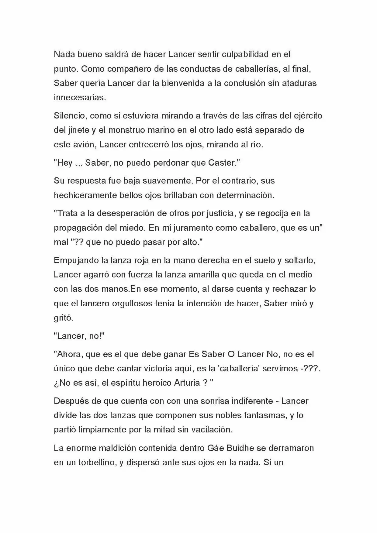 Fate Zero Novela capítulo 52, página 9