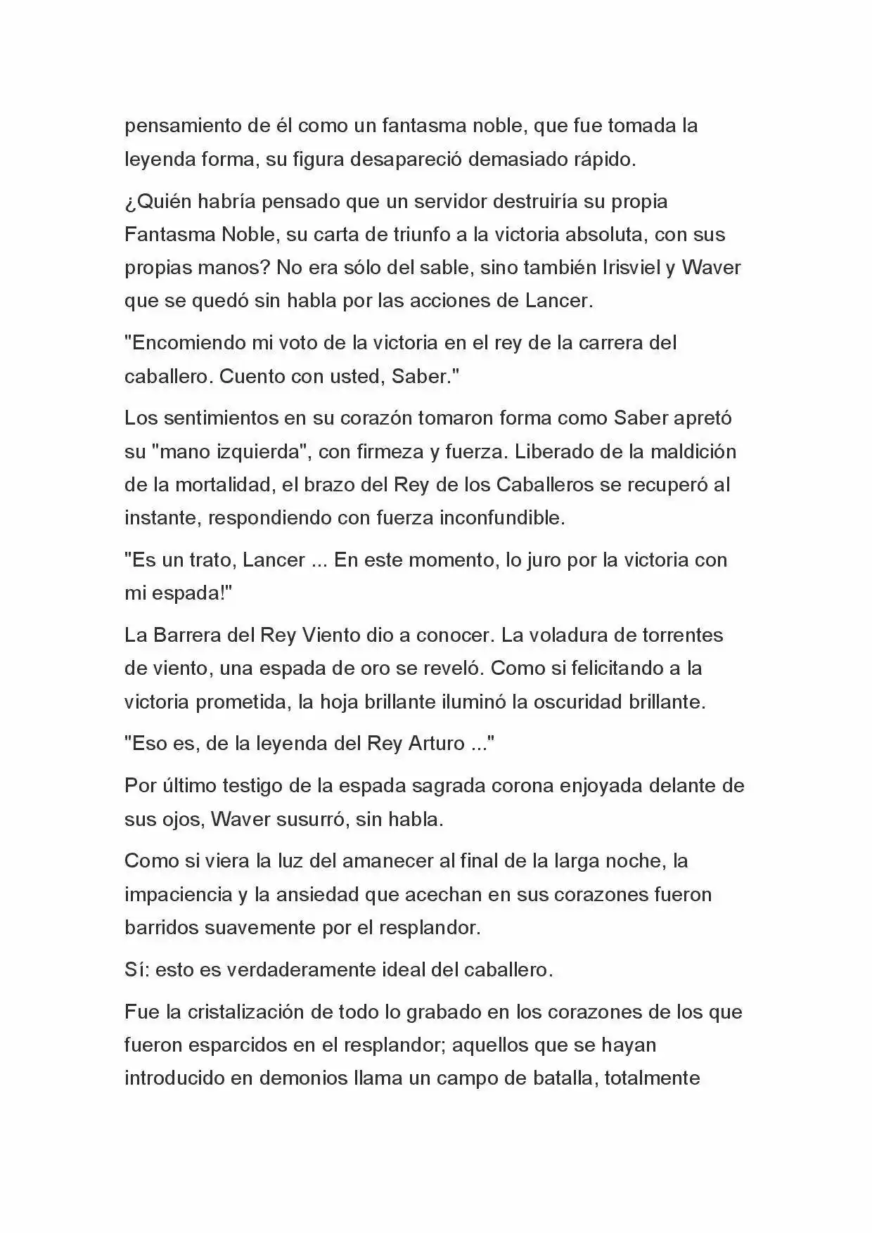 Fate Zero Novela capítulo 52, página 10