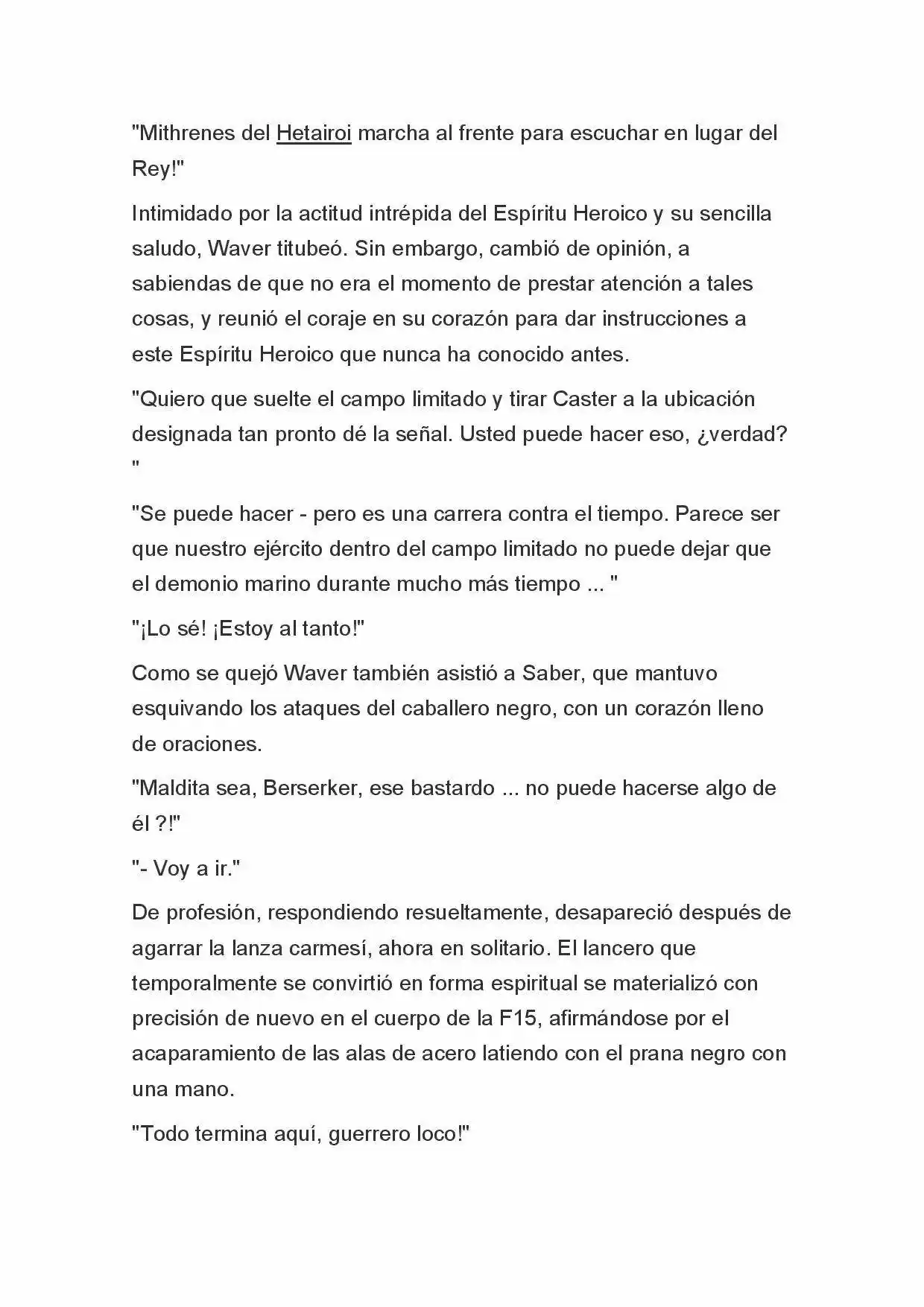 Fate Zero Novela capítulo 53, página 5
