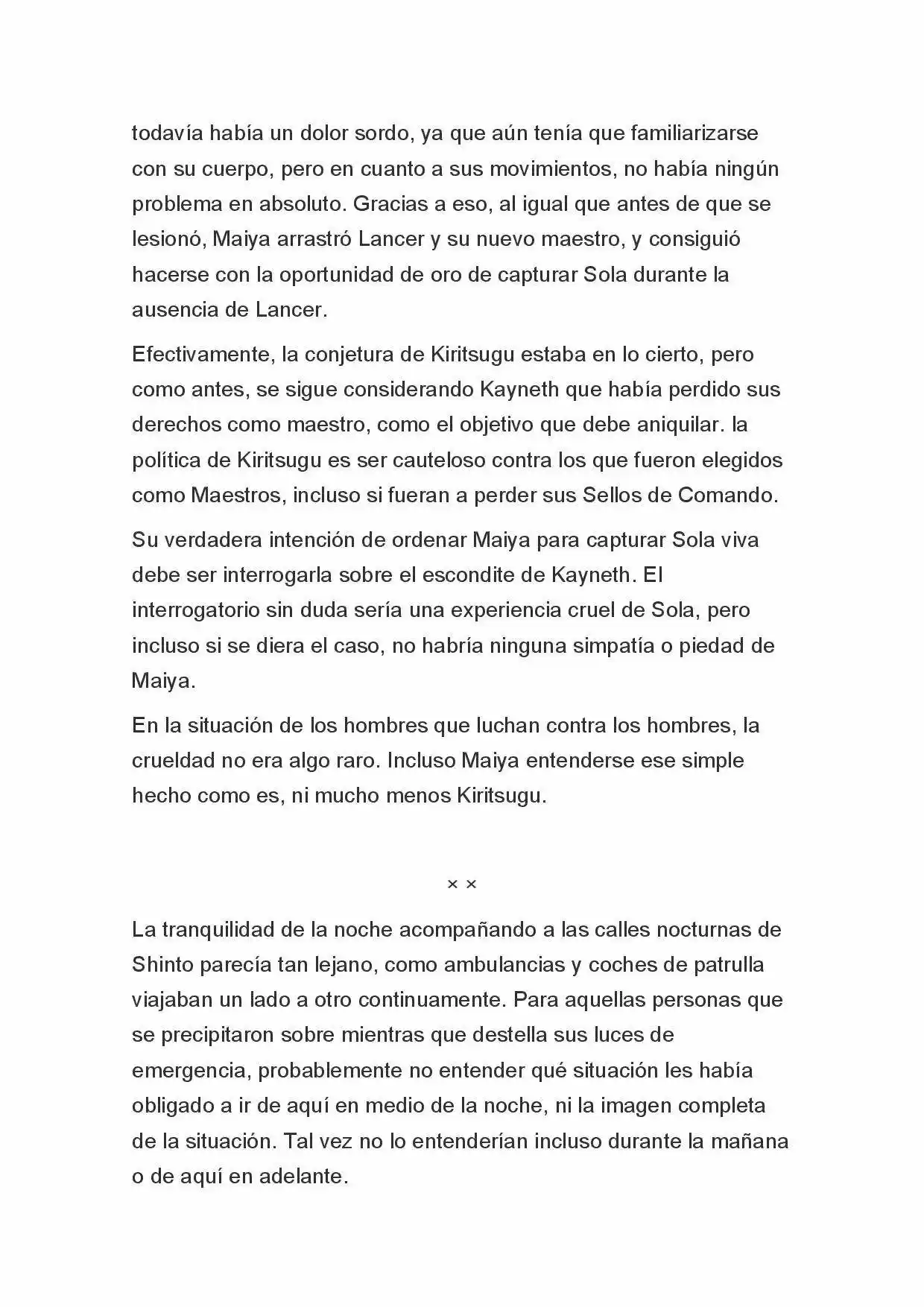 Fate Zero Novela capítulo 54, página 5