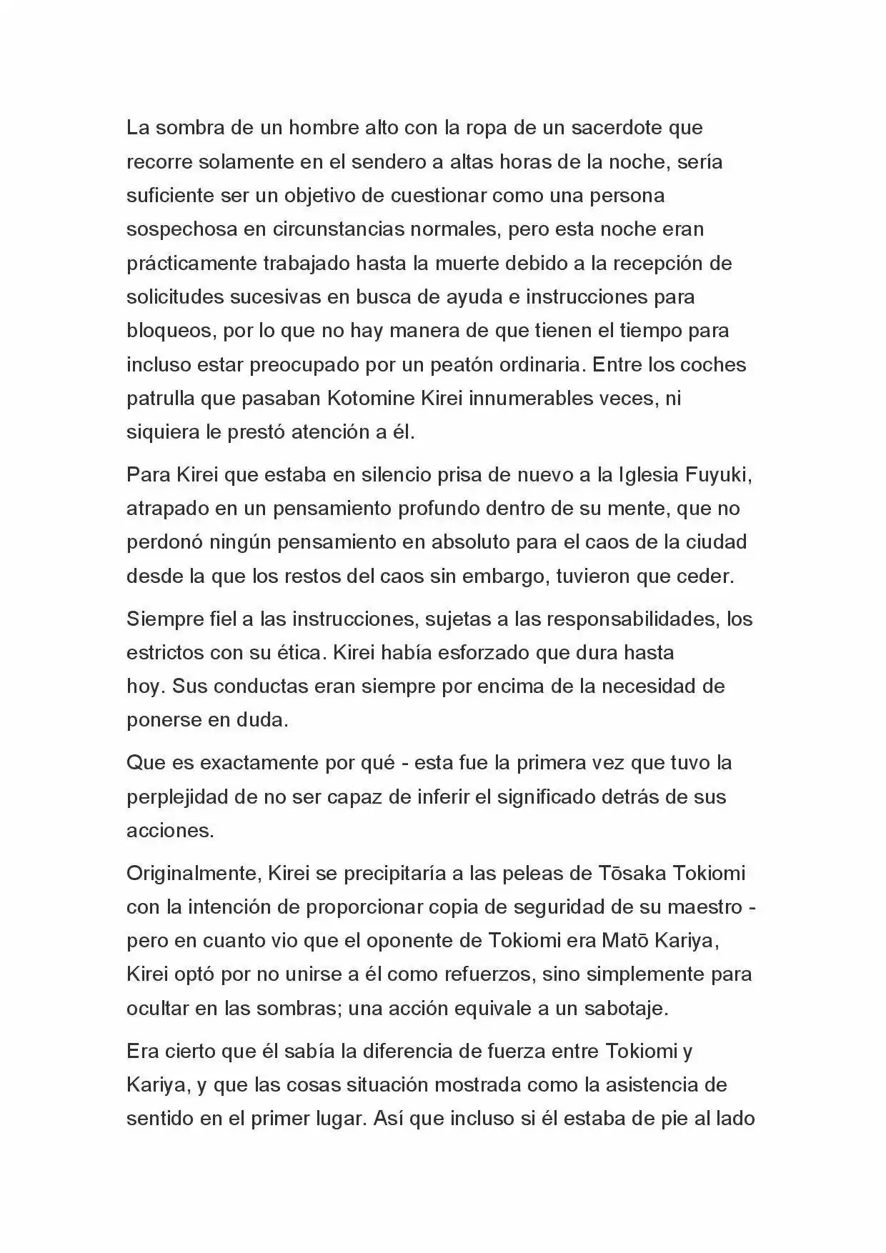 Fate Zero Novela capítulo 54, página 6