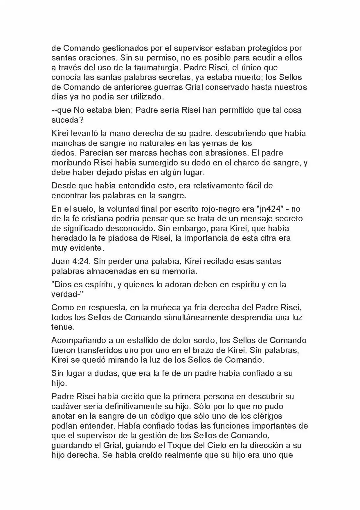Fate Zero Novela capítulo 55, página 6