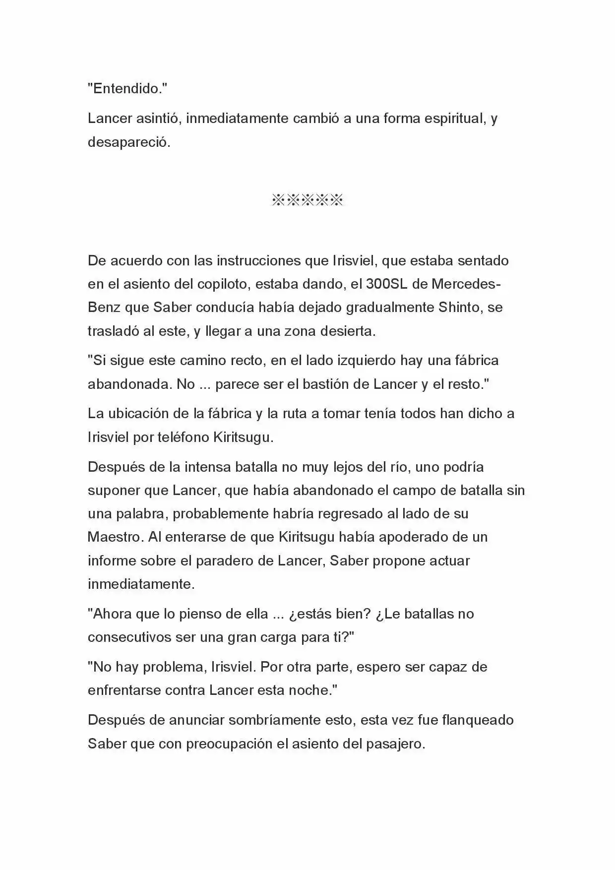 Fate Zero Novela capítulo 56, página 7