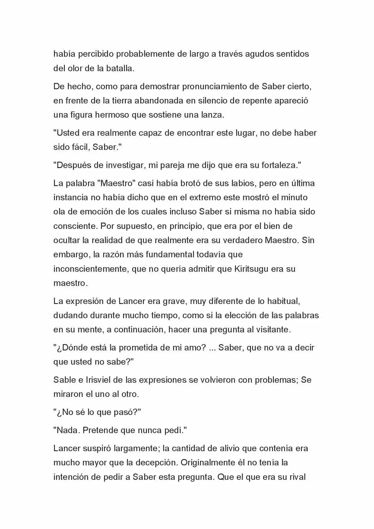 Fate Zero Novela capítulo 56, página 9
