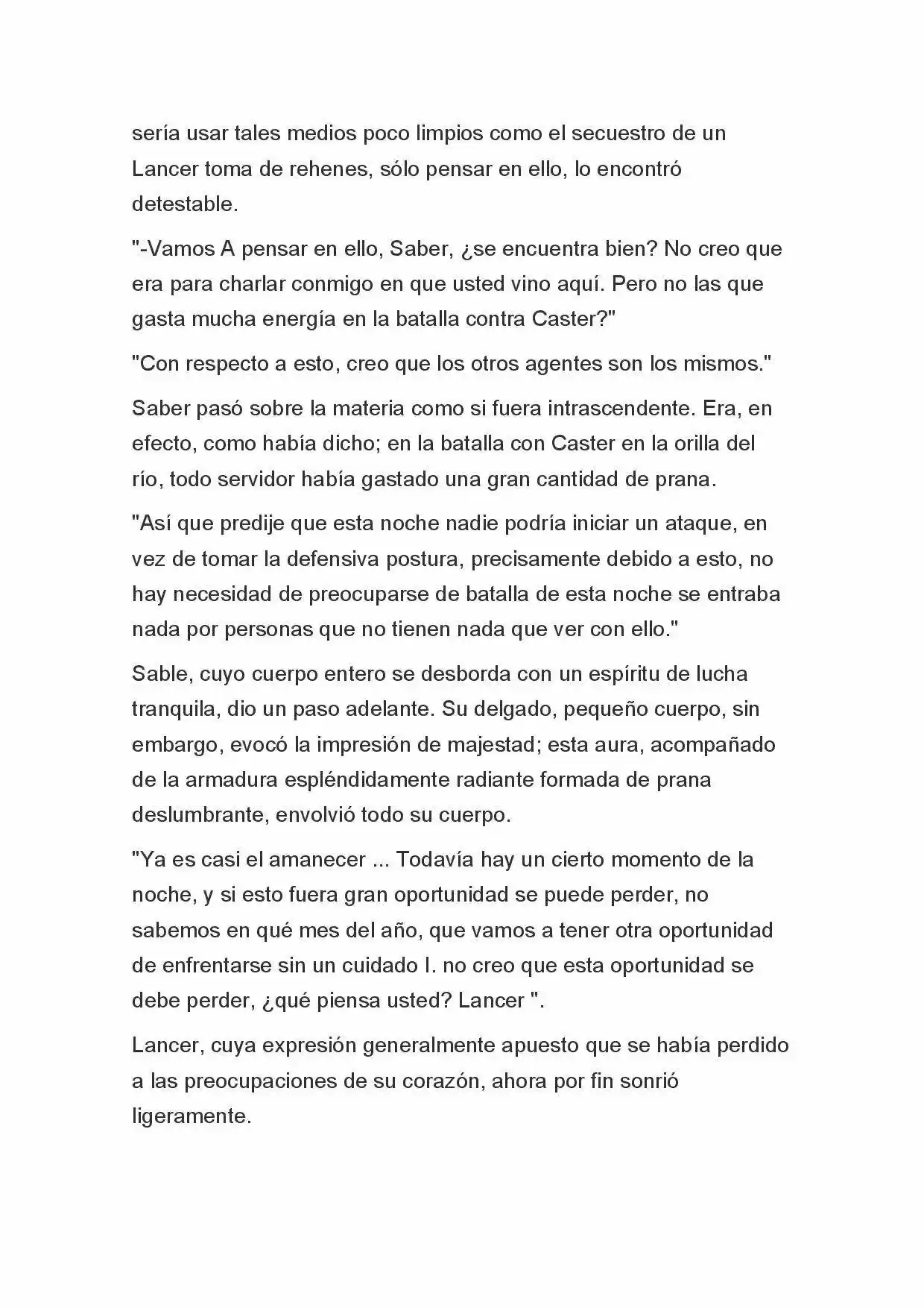 Fate Zero Novela capítulo 56, página 10