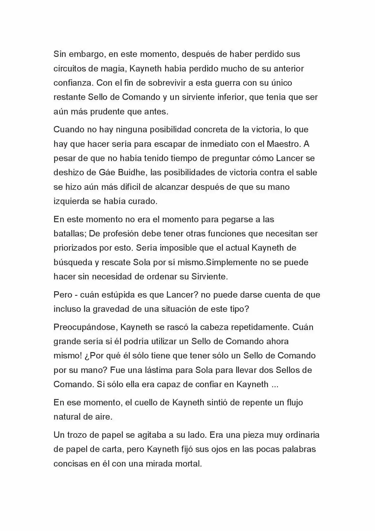 Fate Zero Novela capítulo 57, página 2