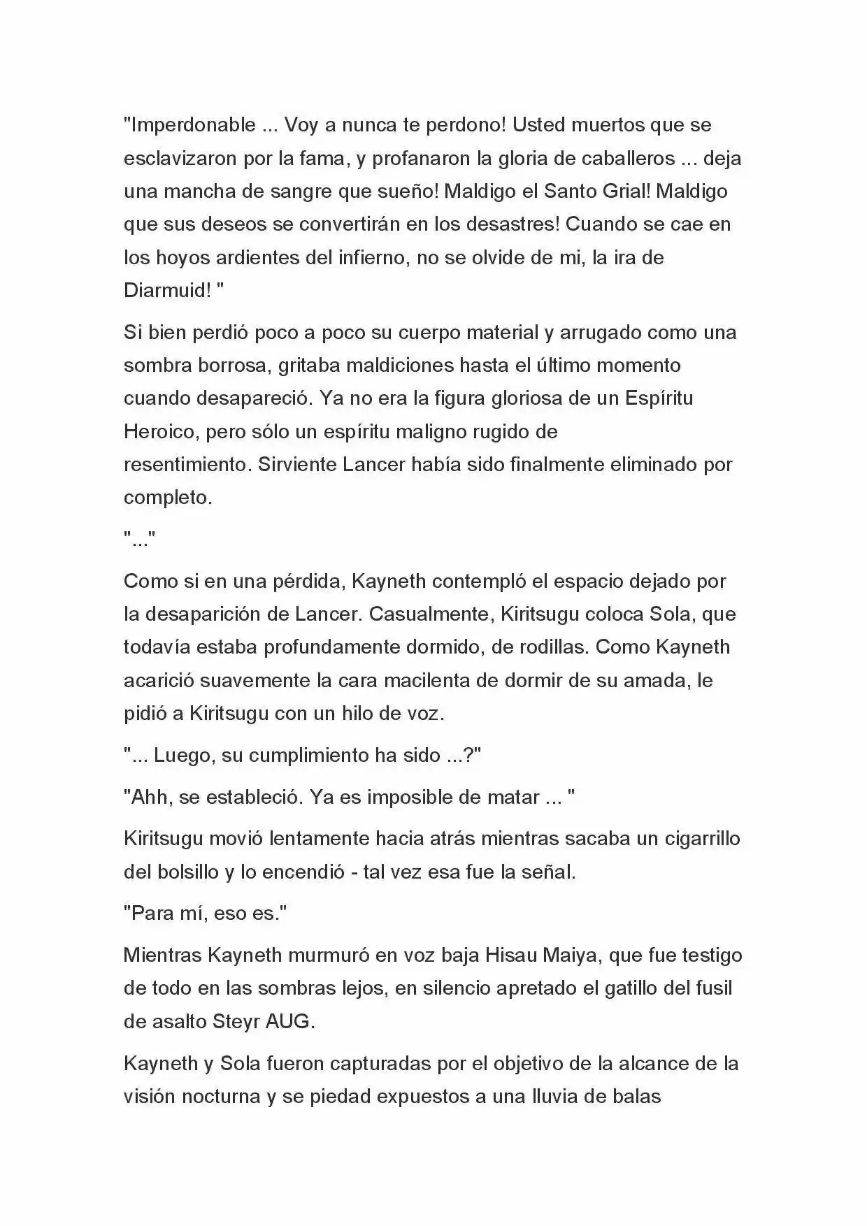 Fate Zero Novela capítulo 57, página 10