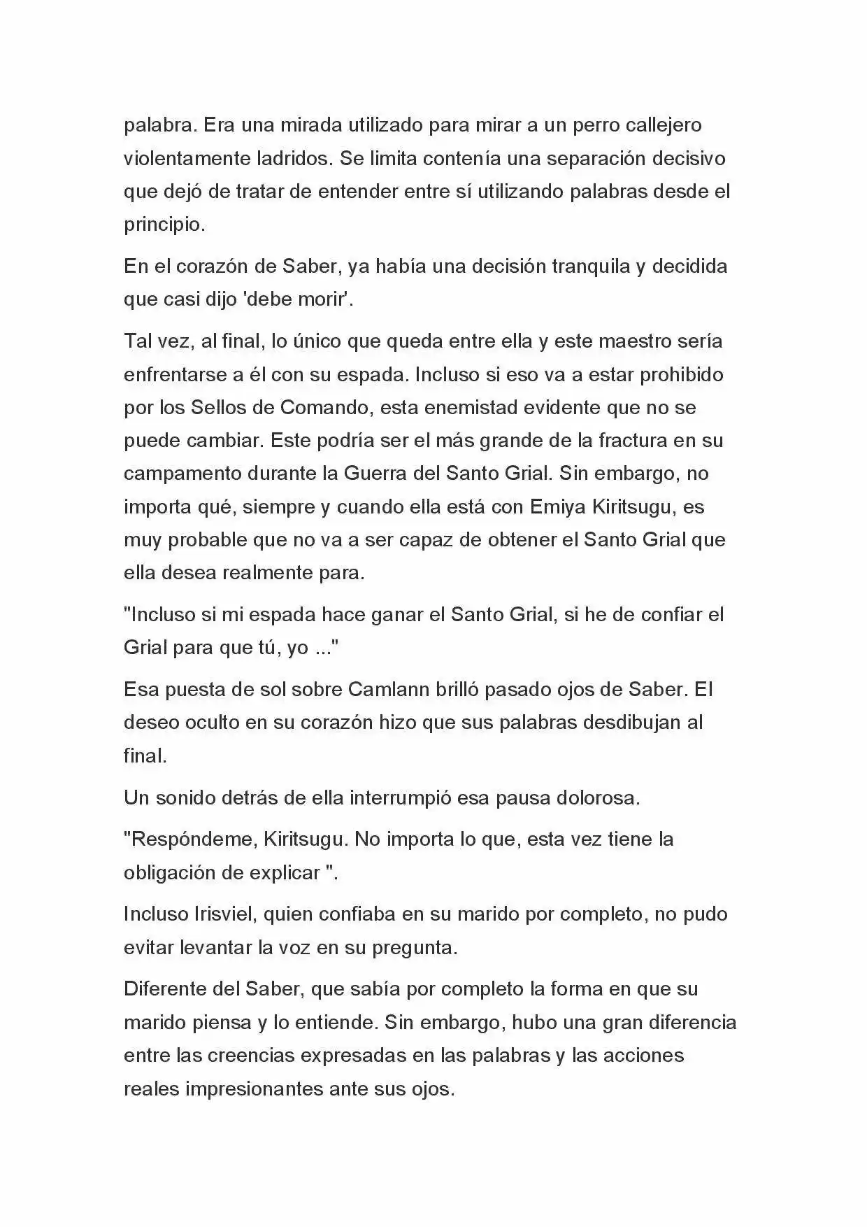 Fate Zero Novela capítulo 57, página 13