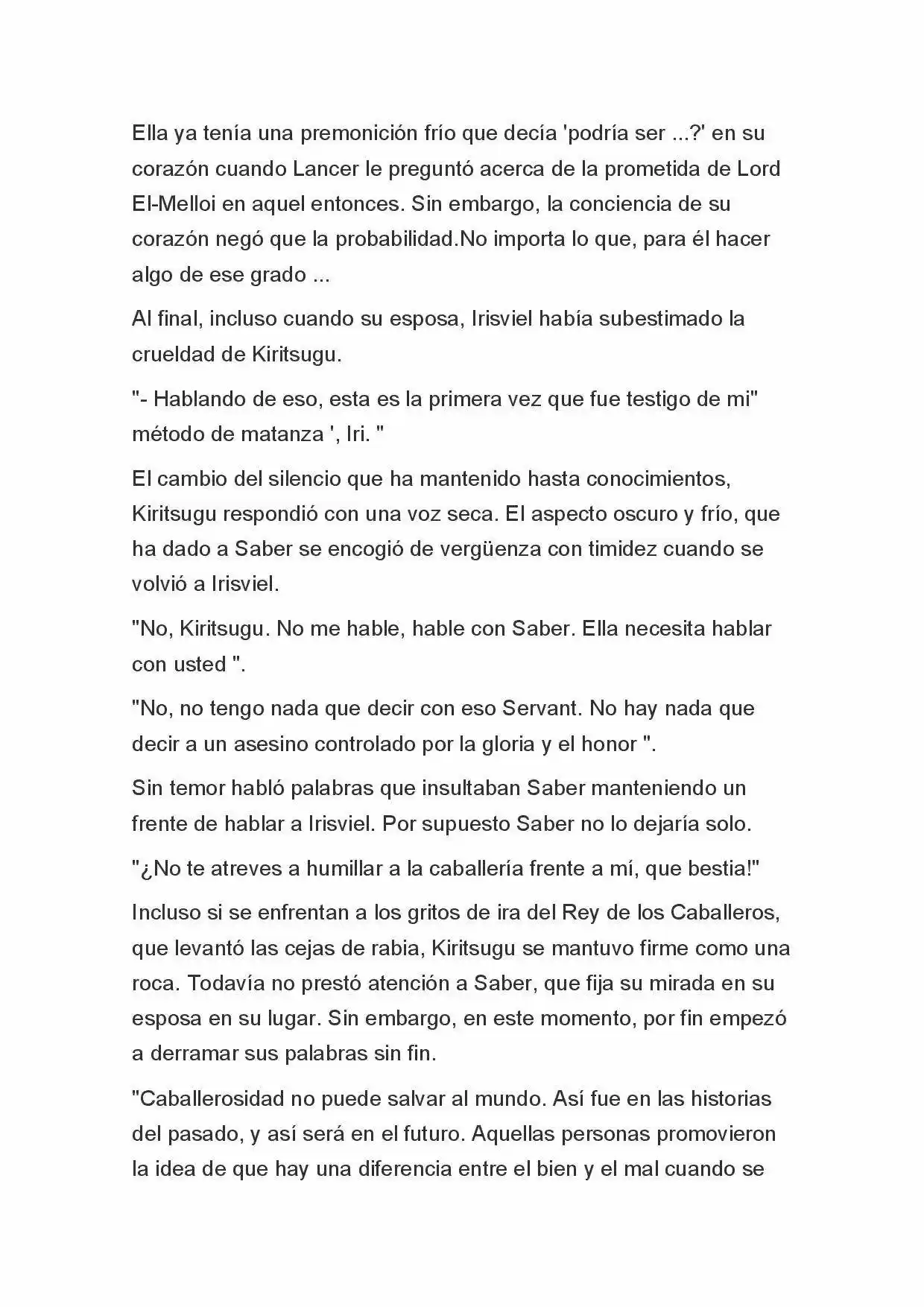 Fate Zero Novela capítulo 57, página 14
