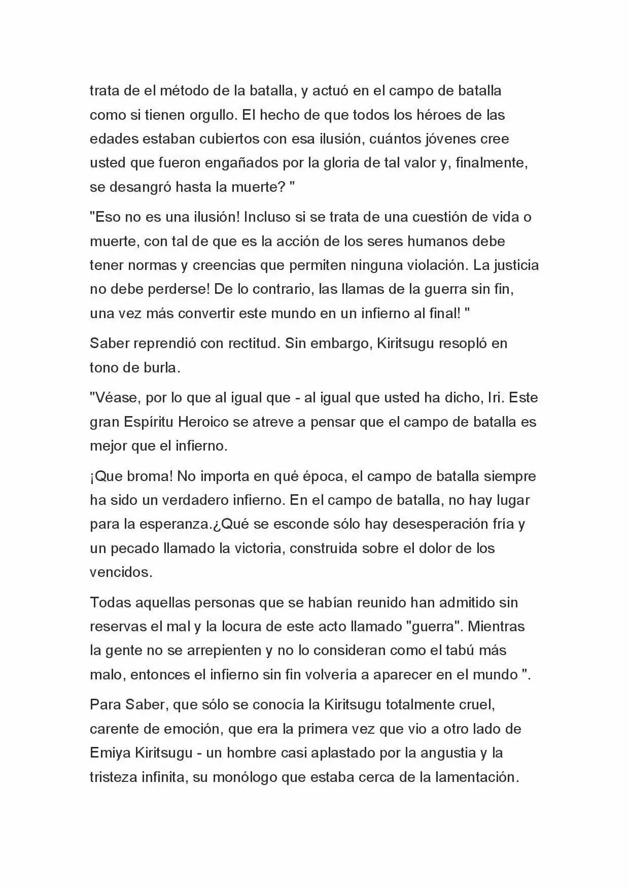Fate Zero Novela capítulo 57, página 15