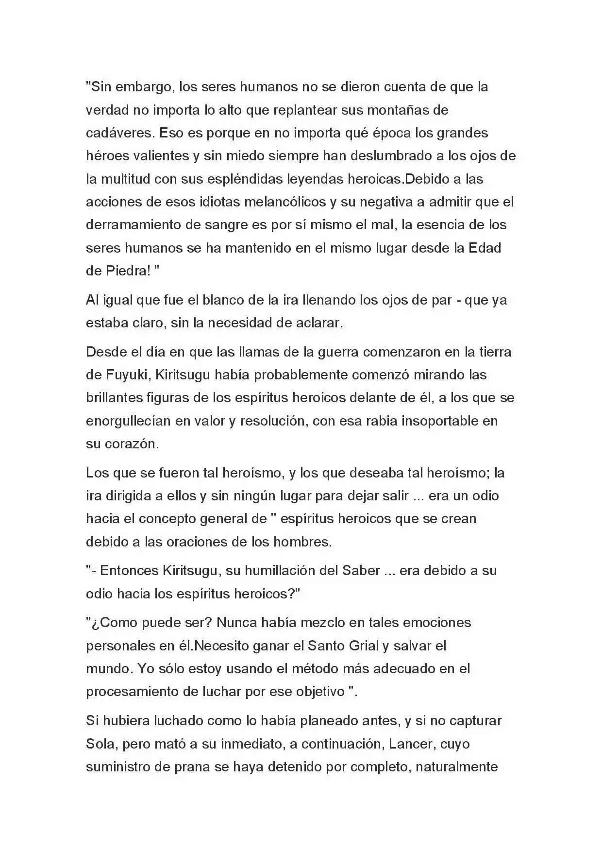 Fate Zero Novela capítulo 57, página 16