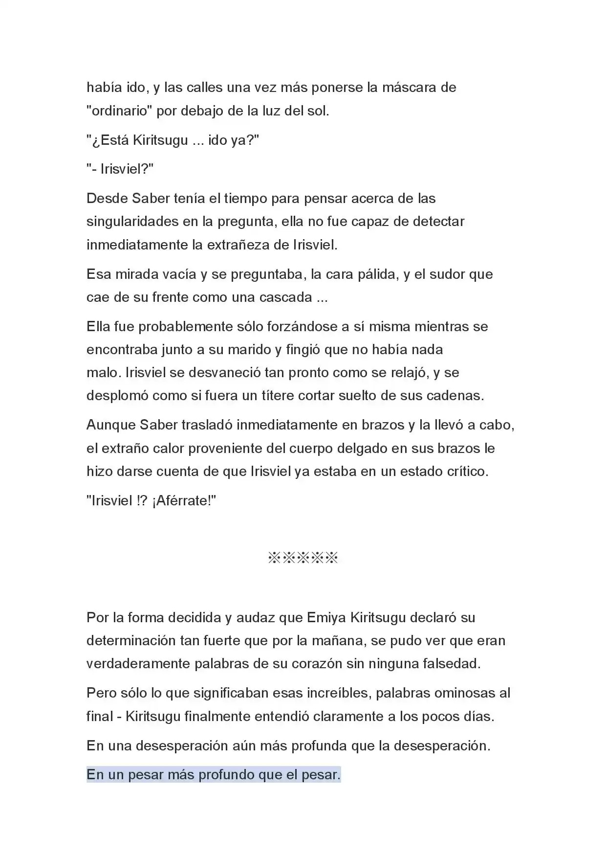 Fate Zero Novela capítulo 57, página 20