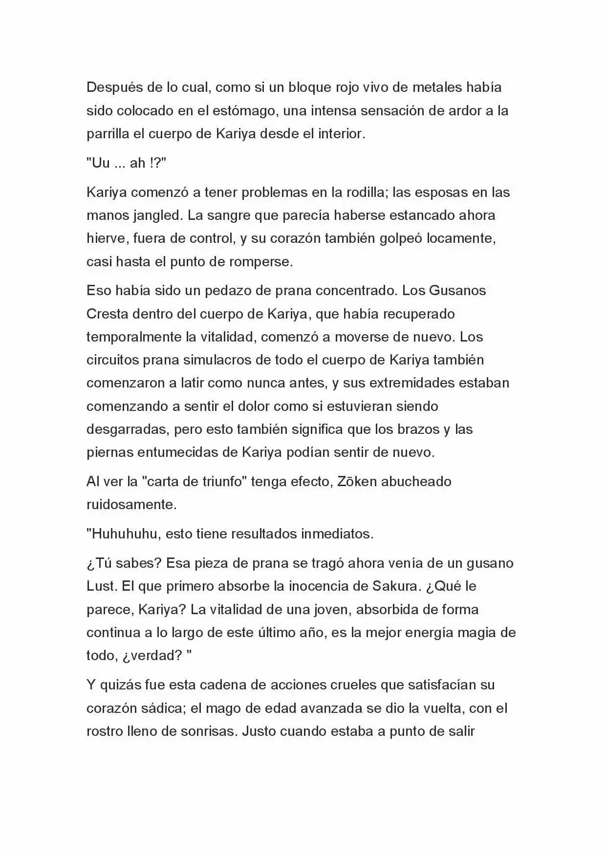 Fate Zero Novela capítulo 58, página 8