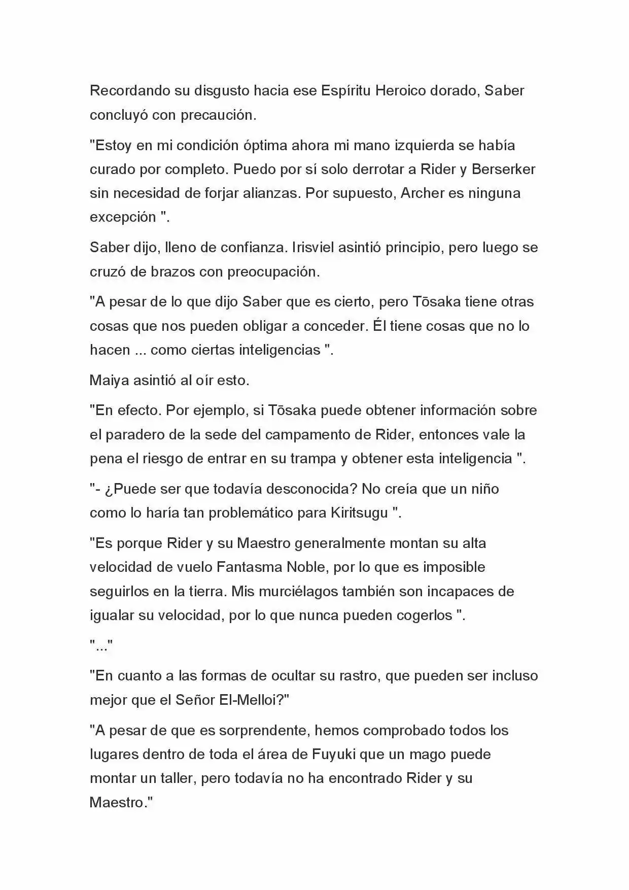 Fate Zero Novela capítulo 59, página 11