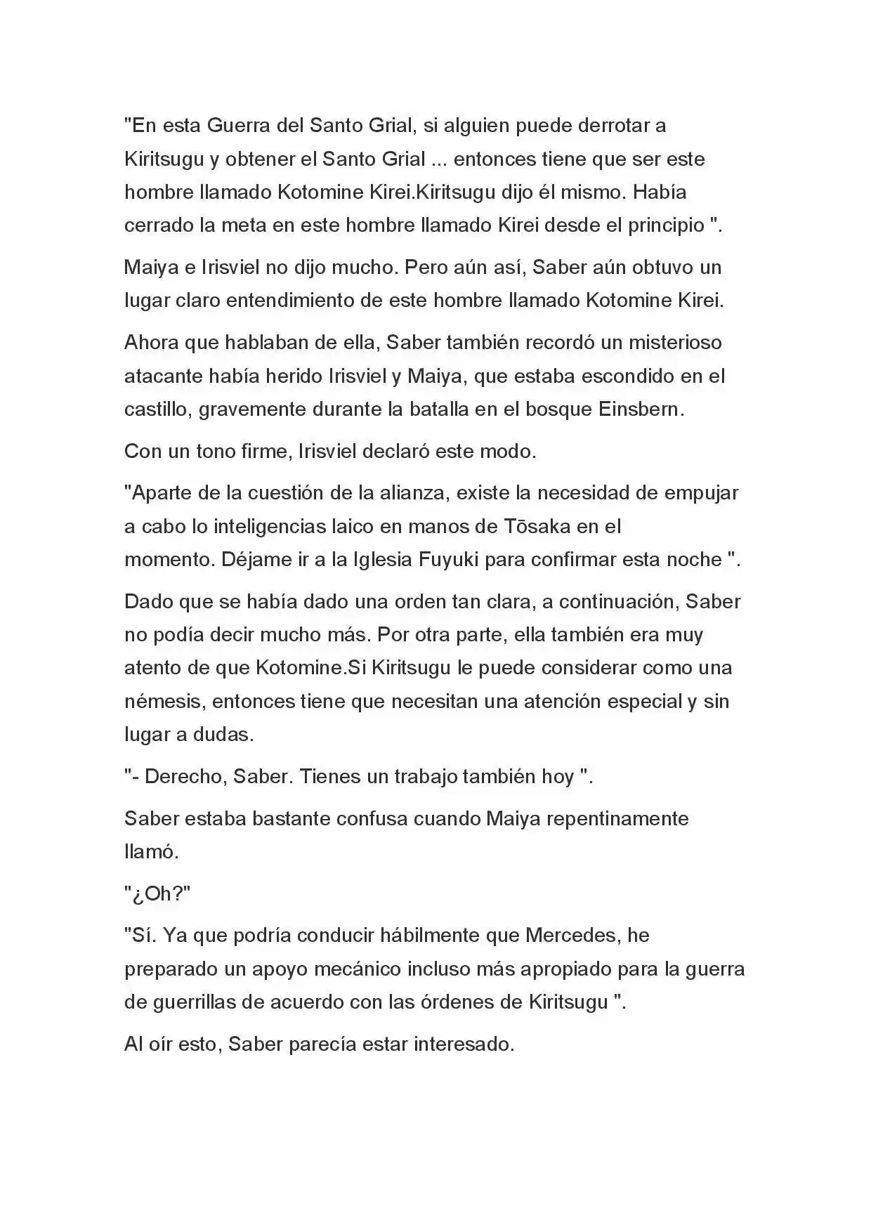 Fate Zero Novela capítulo 59, página 13
