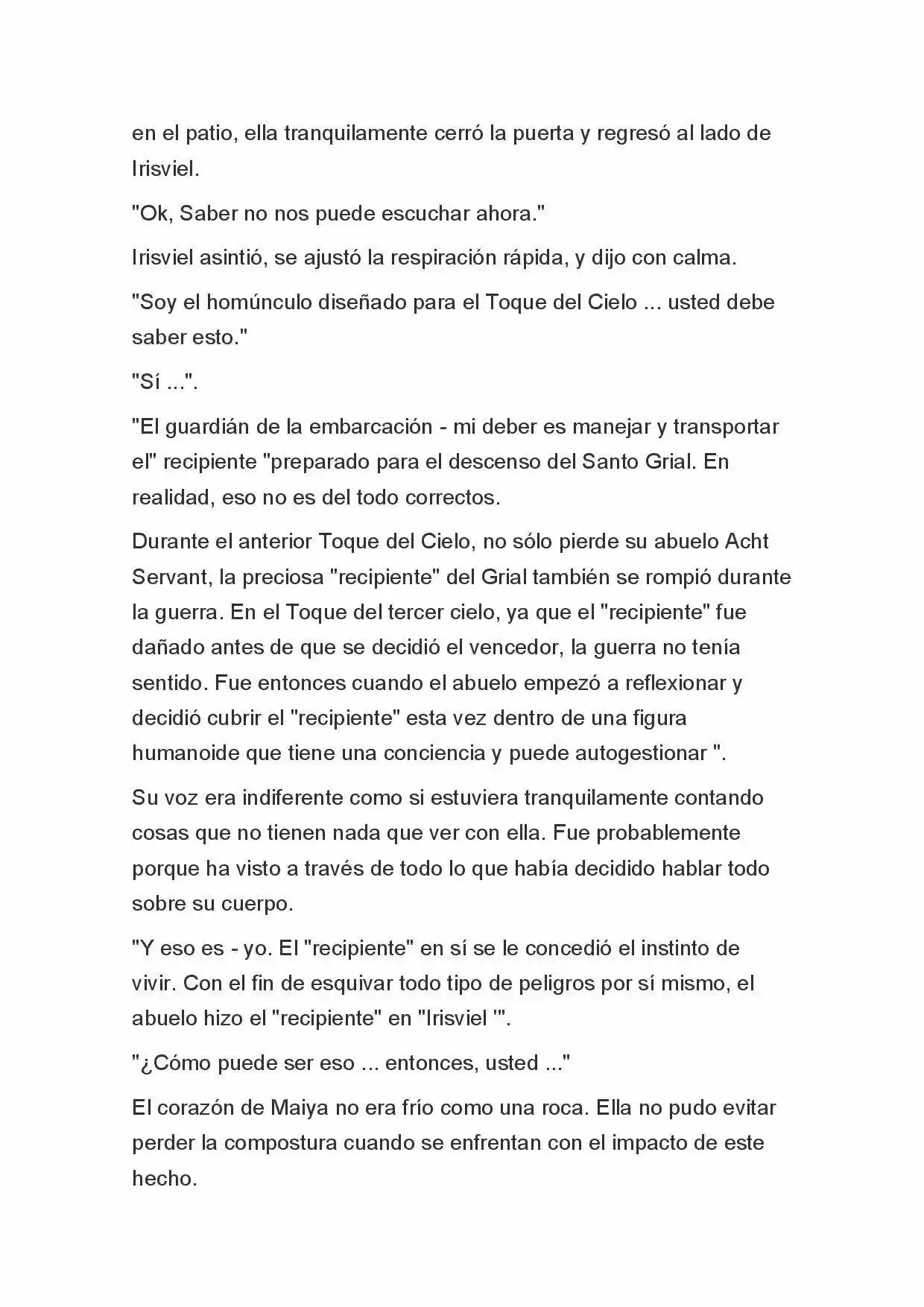 Fate Zero Novela capítulo 59, página 16