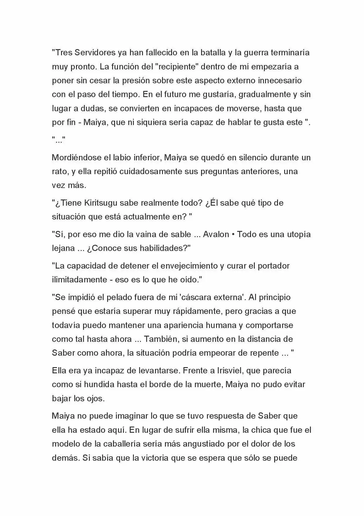 Fate Zero Novela capítulo 59, página 17