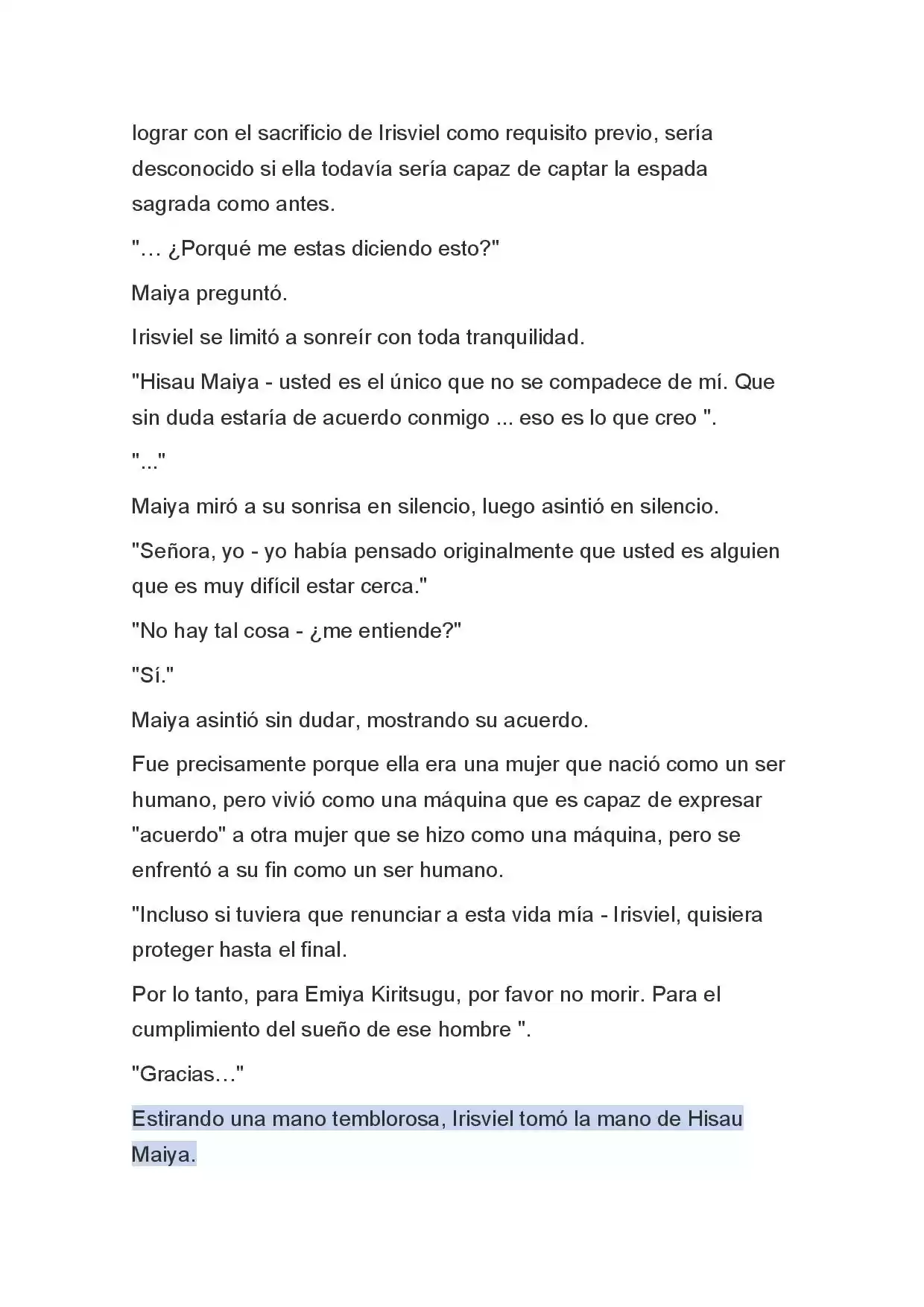 Fate Zero Novela capítulo 59, página 18