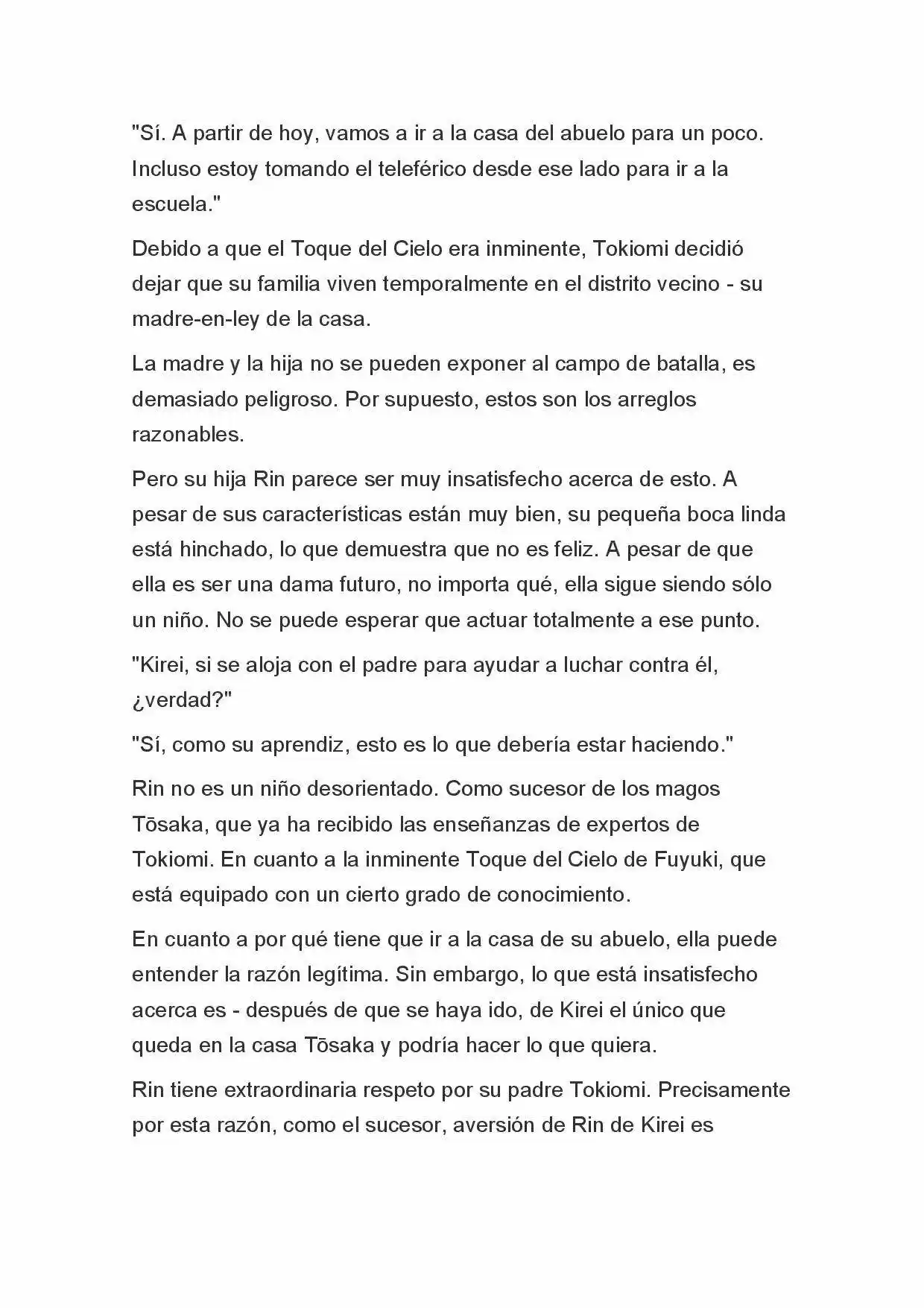 Fate Zero Novela capítulo 6, página 12